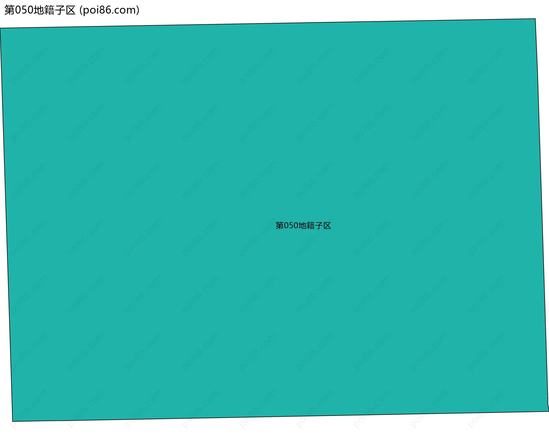第050地籍子区边界地图