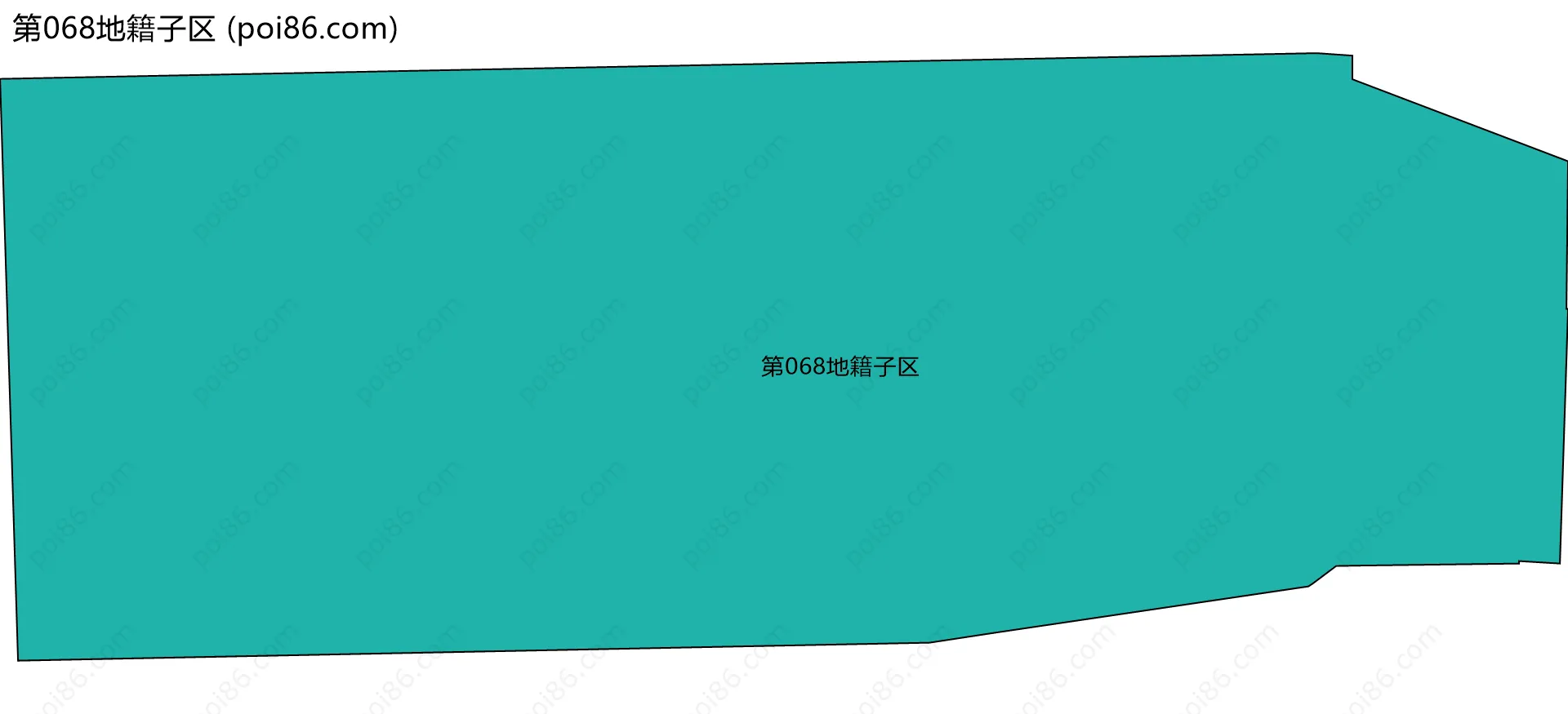 第068地籍子区边界地图
