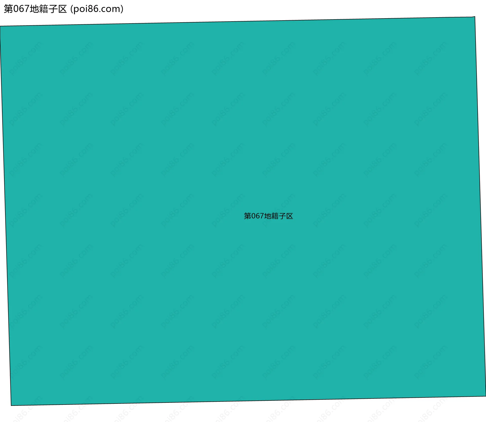 第067地籍子区边界地图