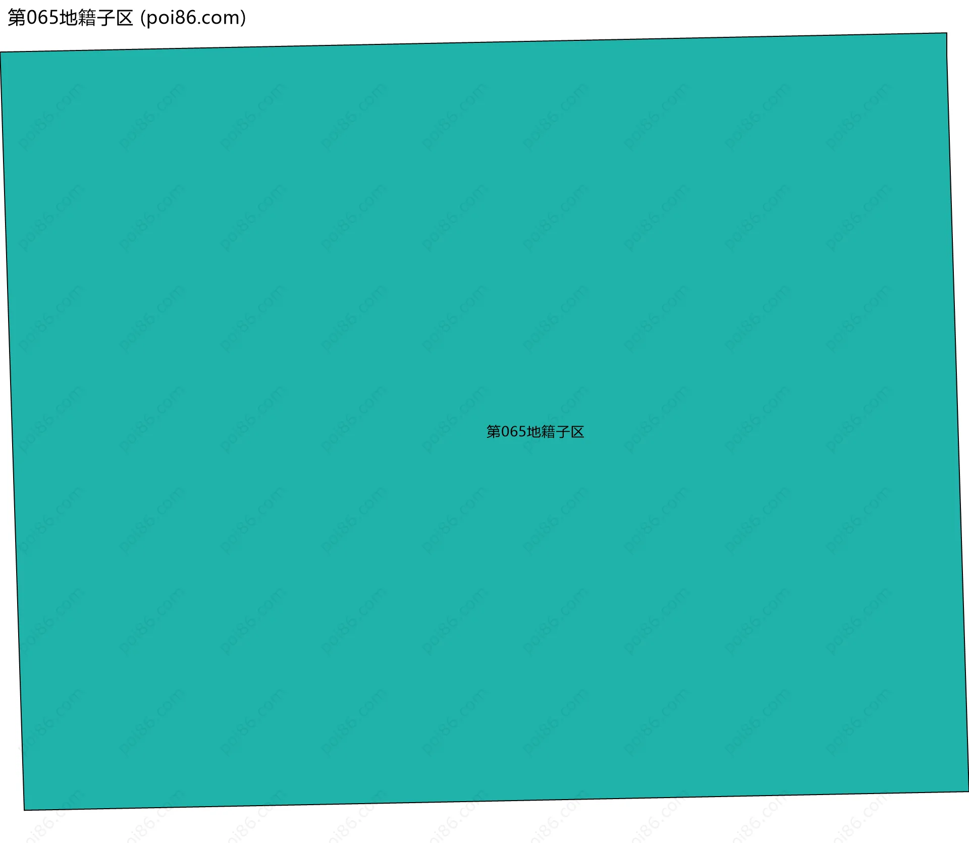 第065地籍子区边界地图