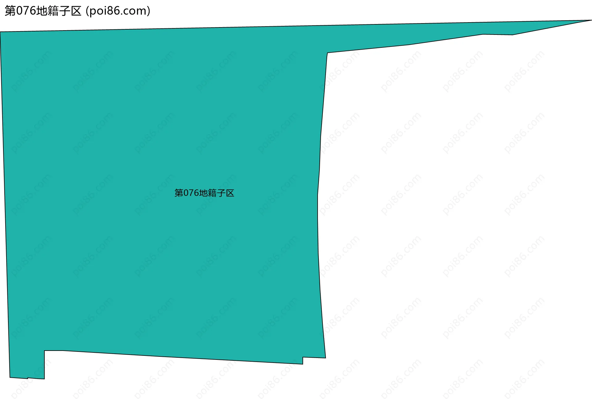第076地籍子区边界地图