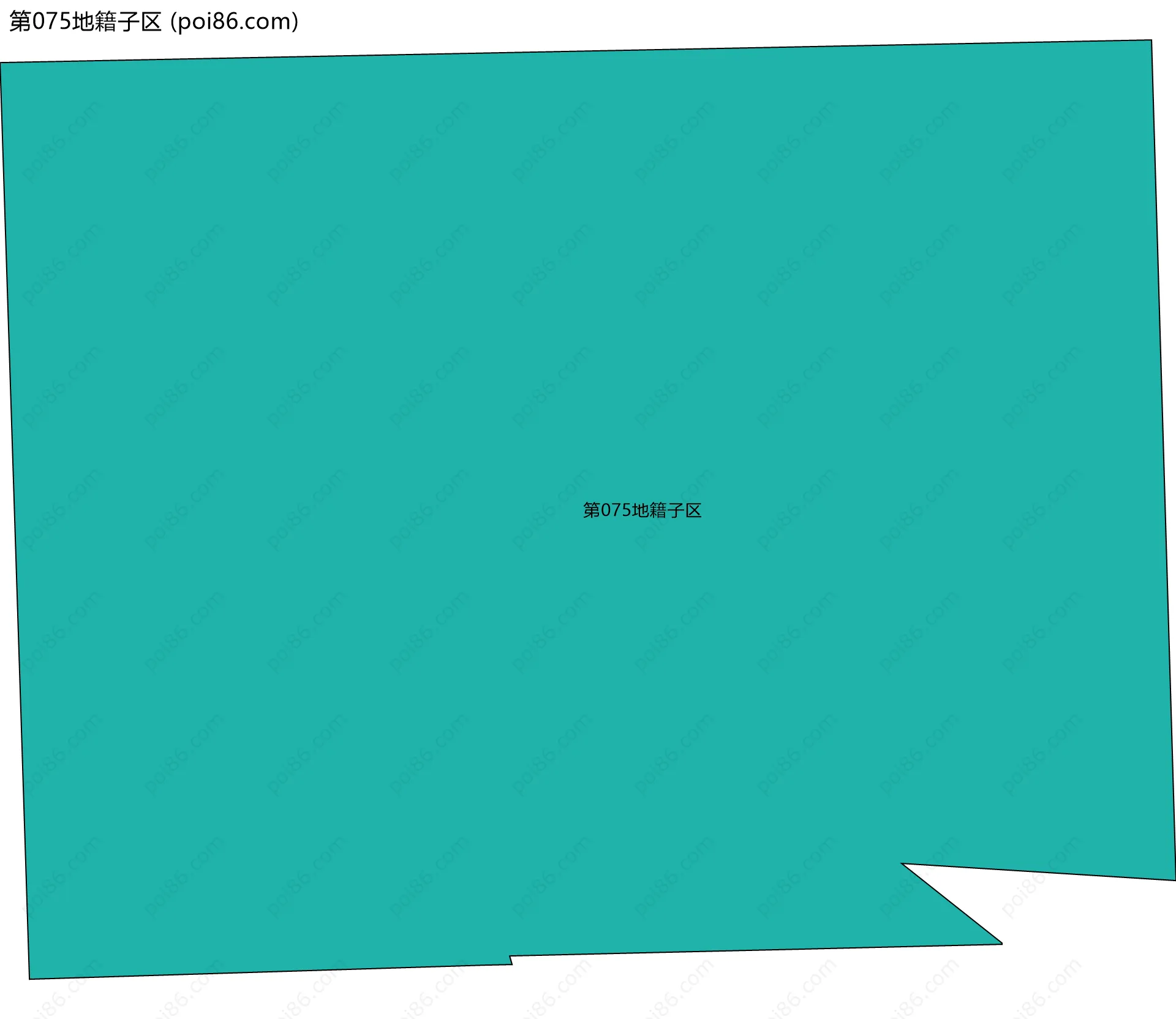 第075地籍子区边界地图