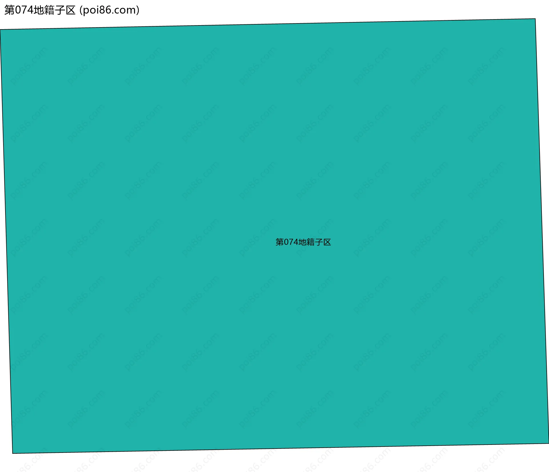第074地籍子区边界地图