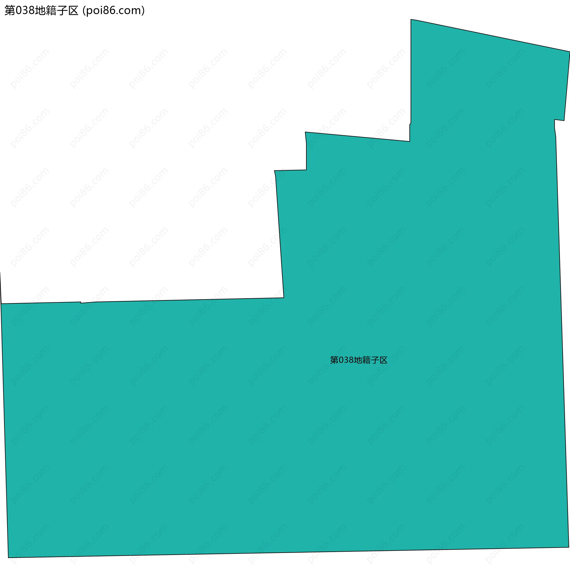 第038地籍子区边界地图