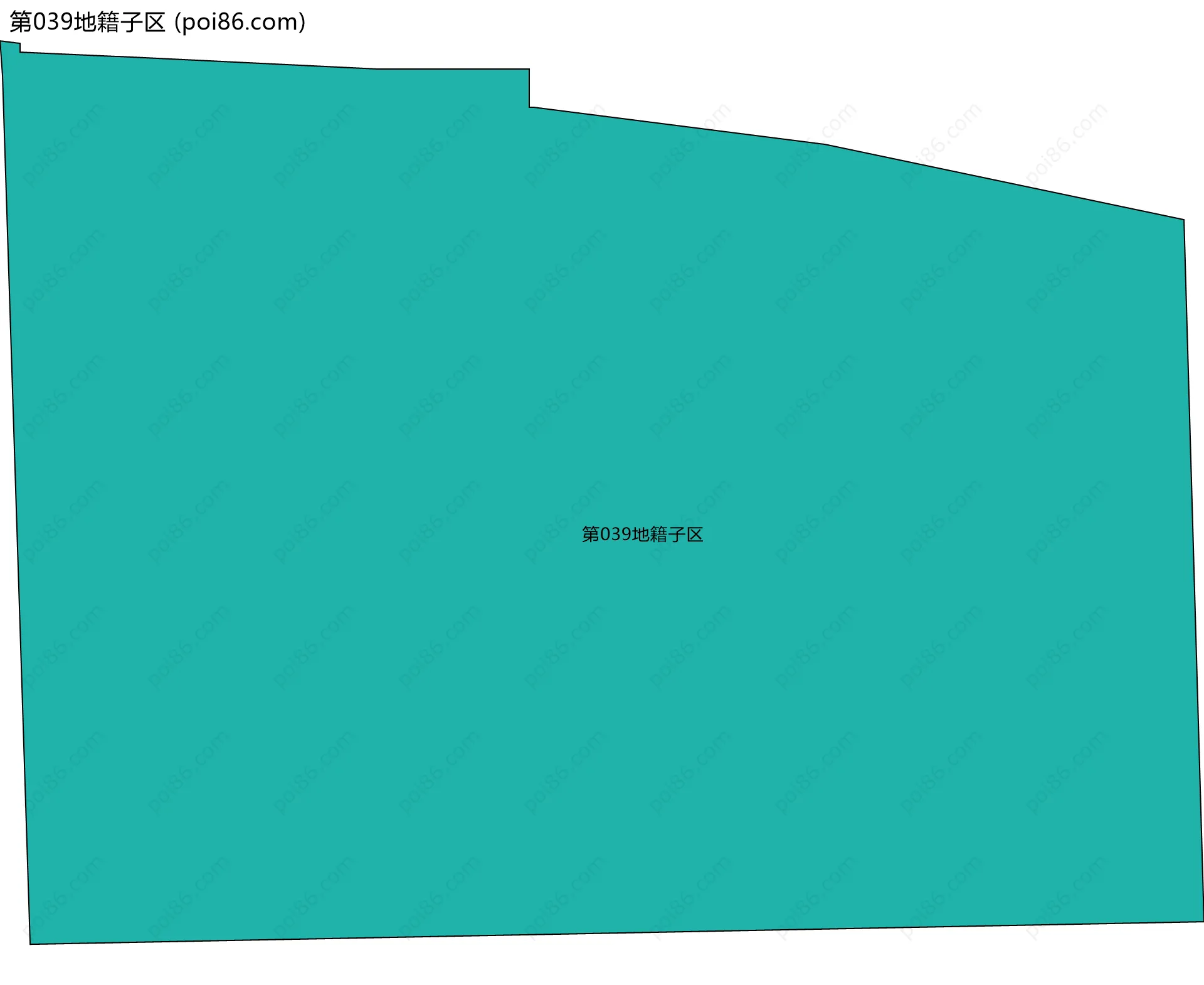 第039地籍子区边界地图