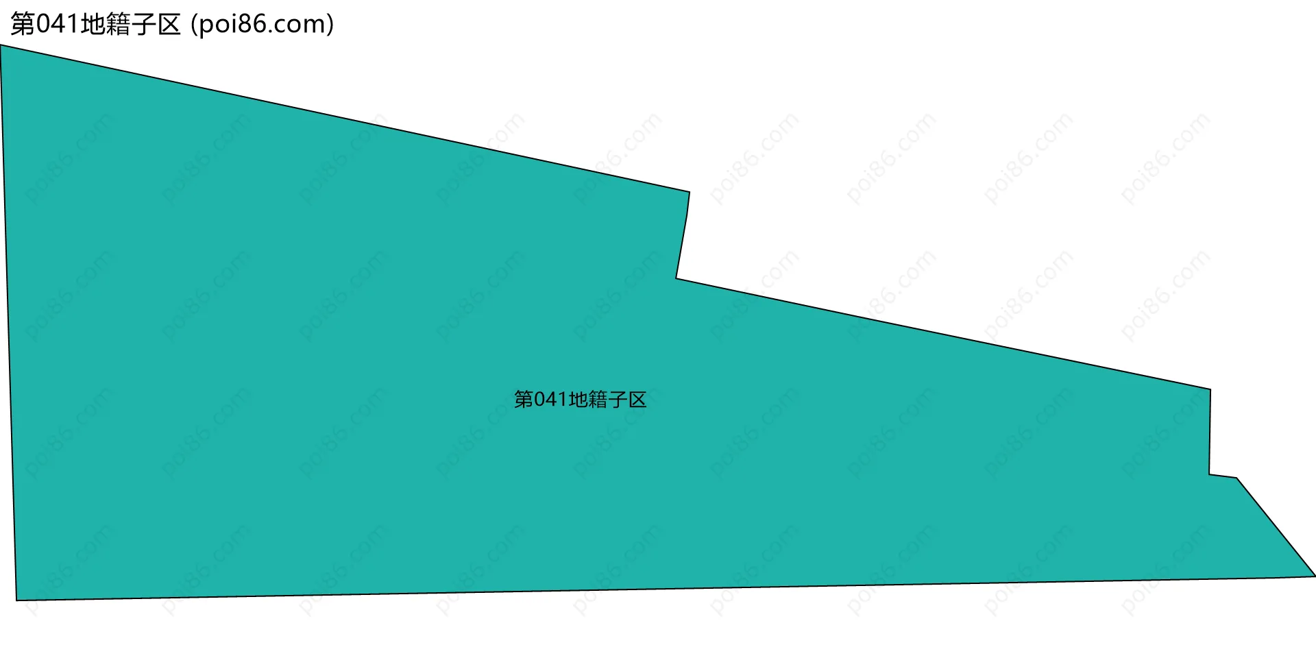 第041地籍子区边界地图