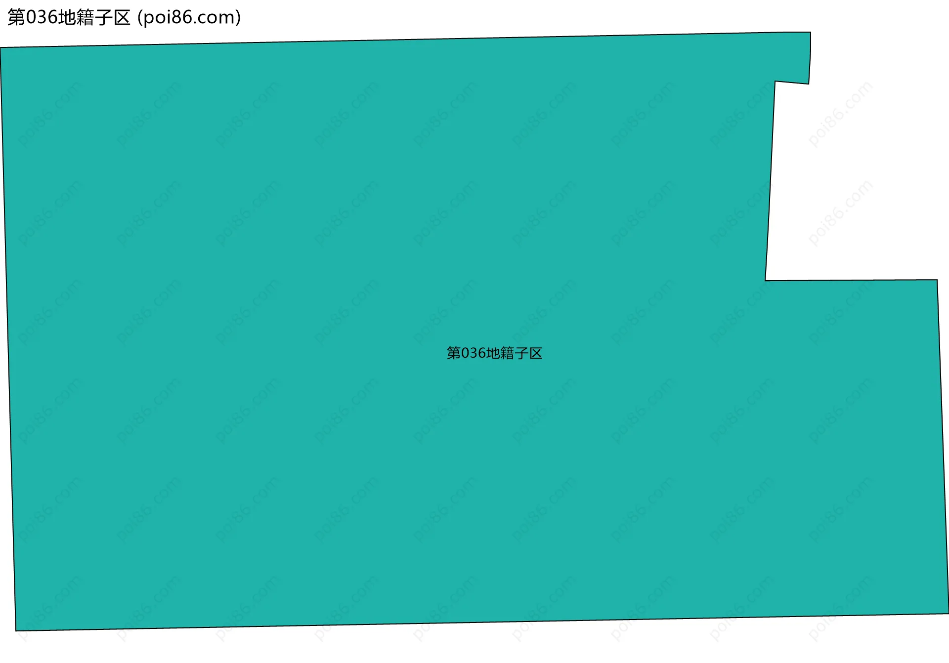第036地籍子区边界地图