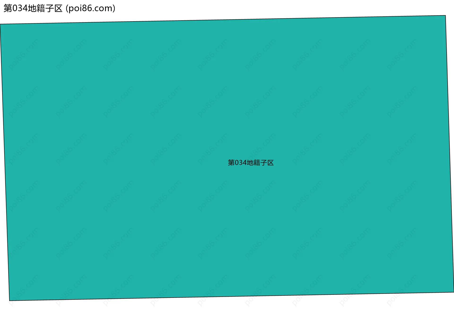 第034地籍子区边界地图