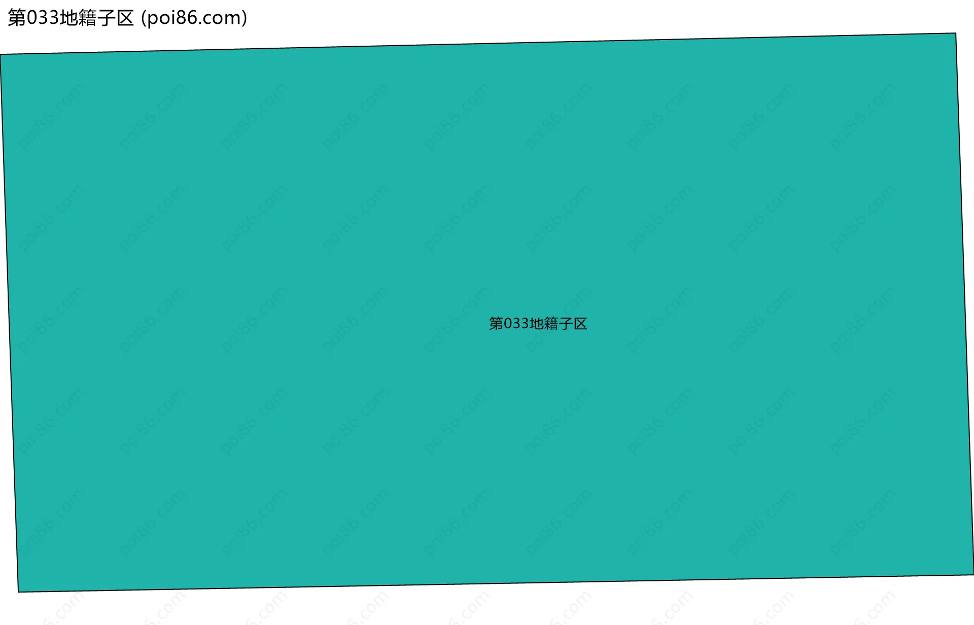 第033地籍子区边界地图