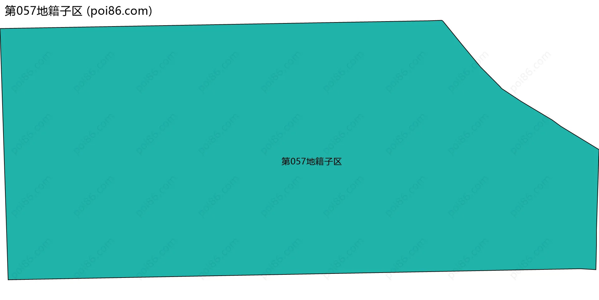 第057地籍子区边界地图