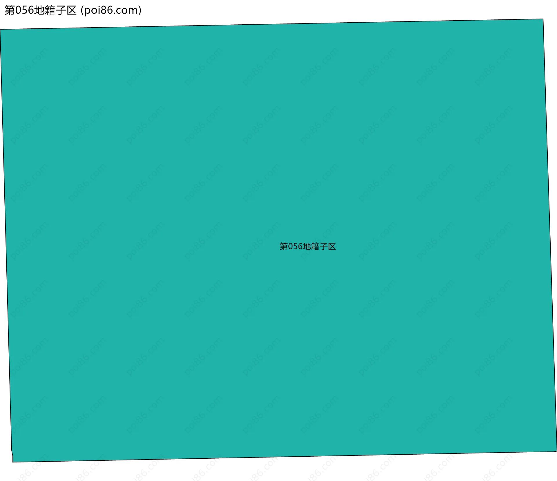 第056地籍子区边界地图