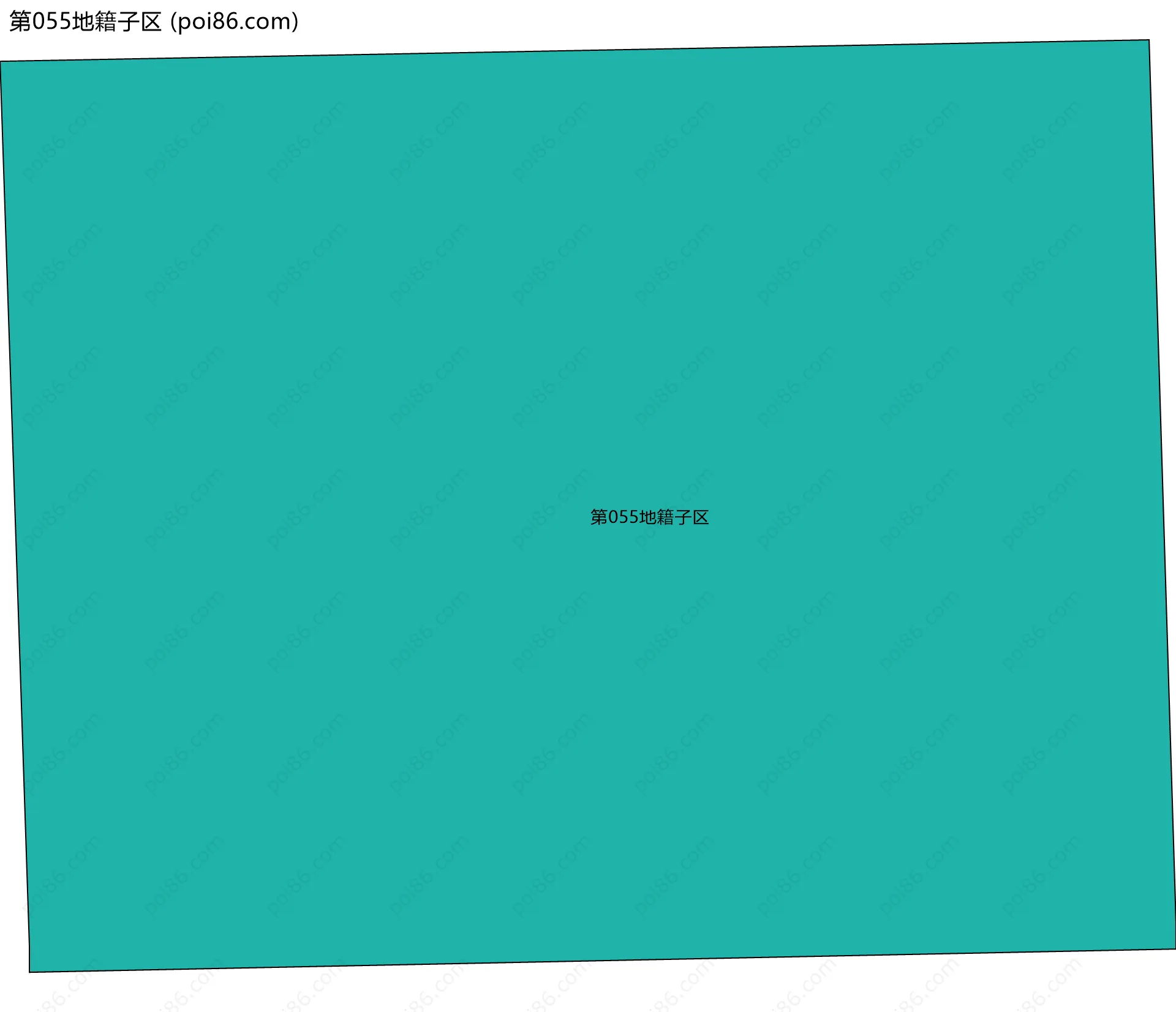 第055地籍子区边界地图