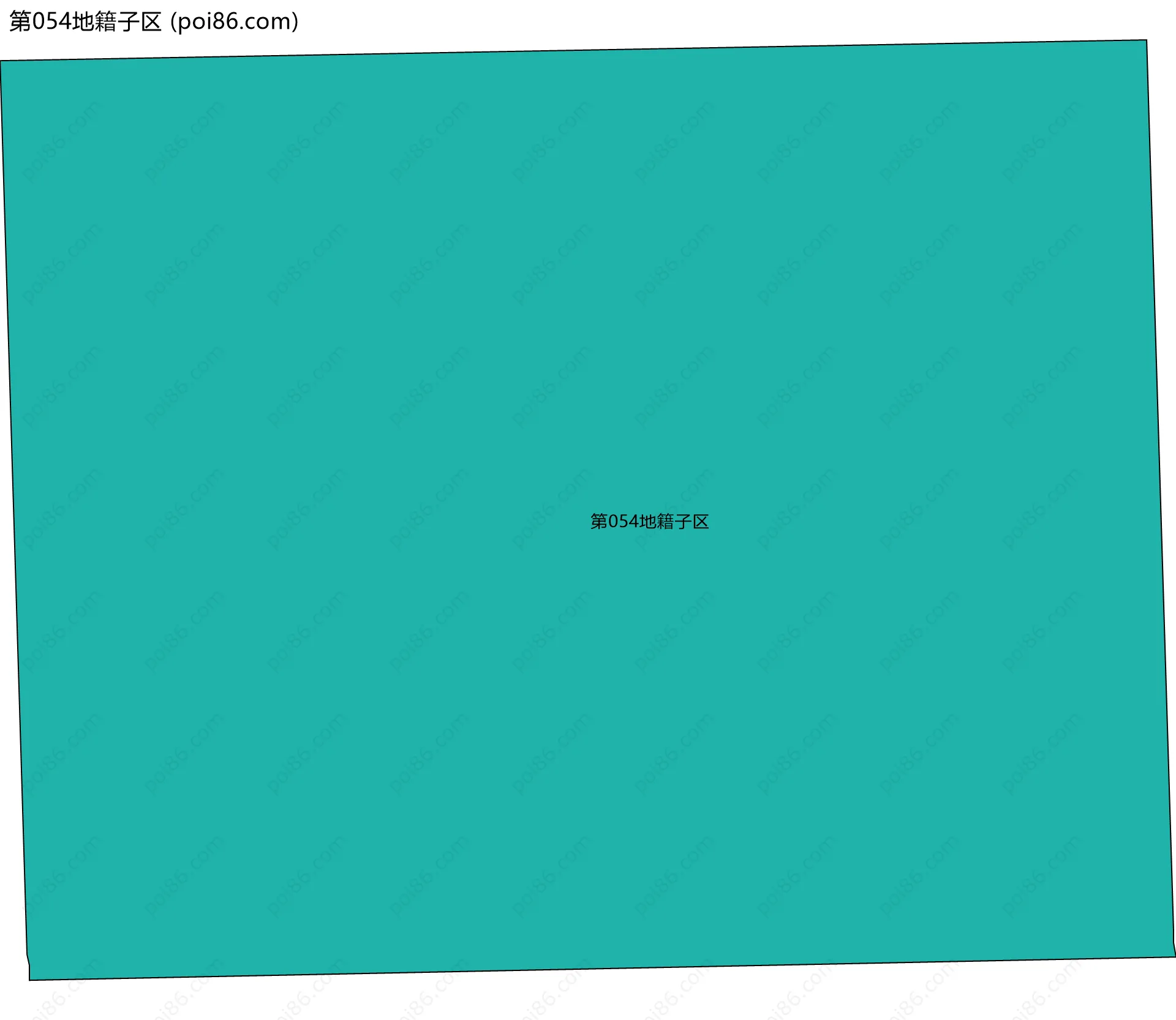 第054地籍子区边界地图