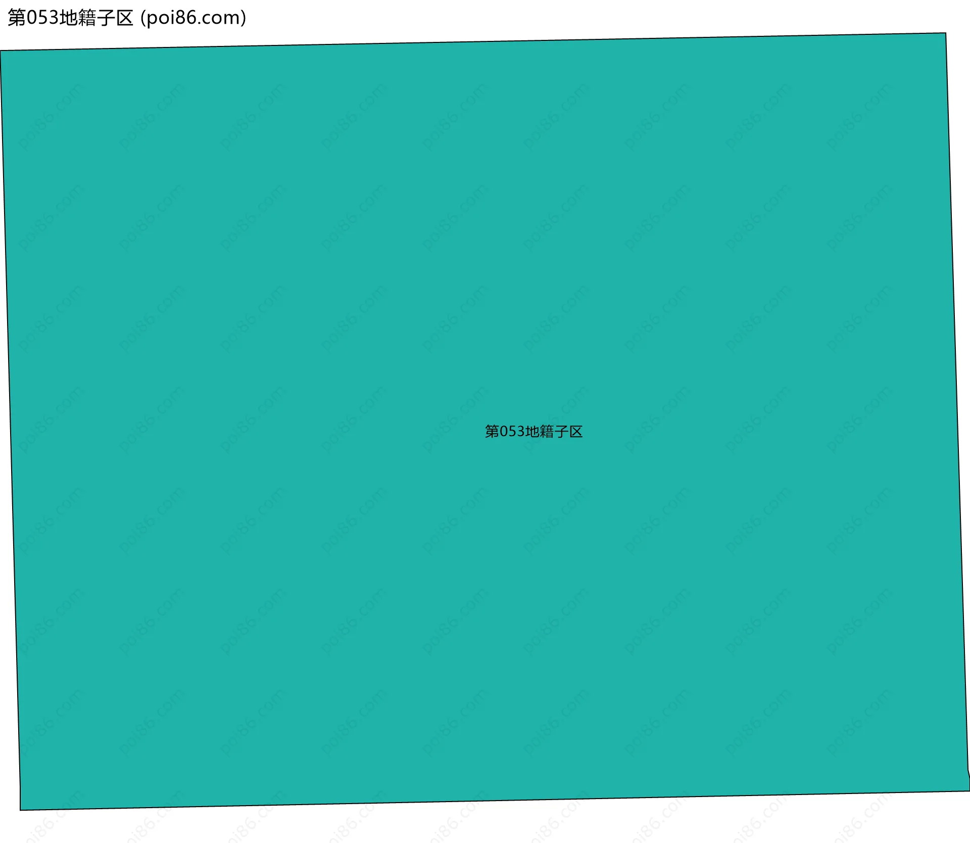 第053地籍子区边界地图