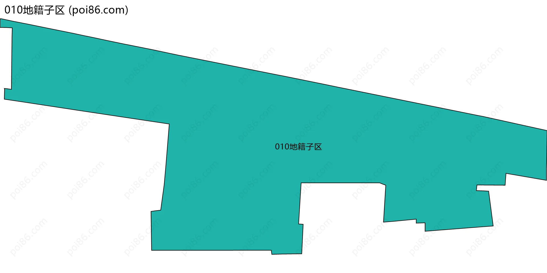 010地籍子区边界地图