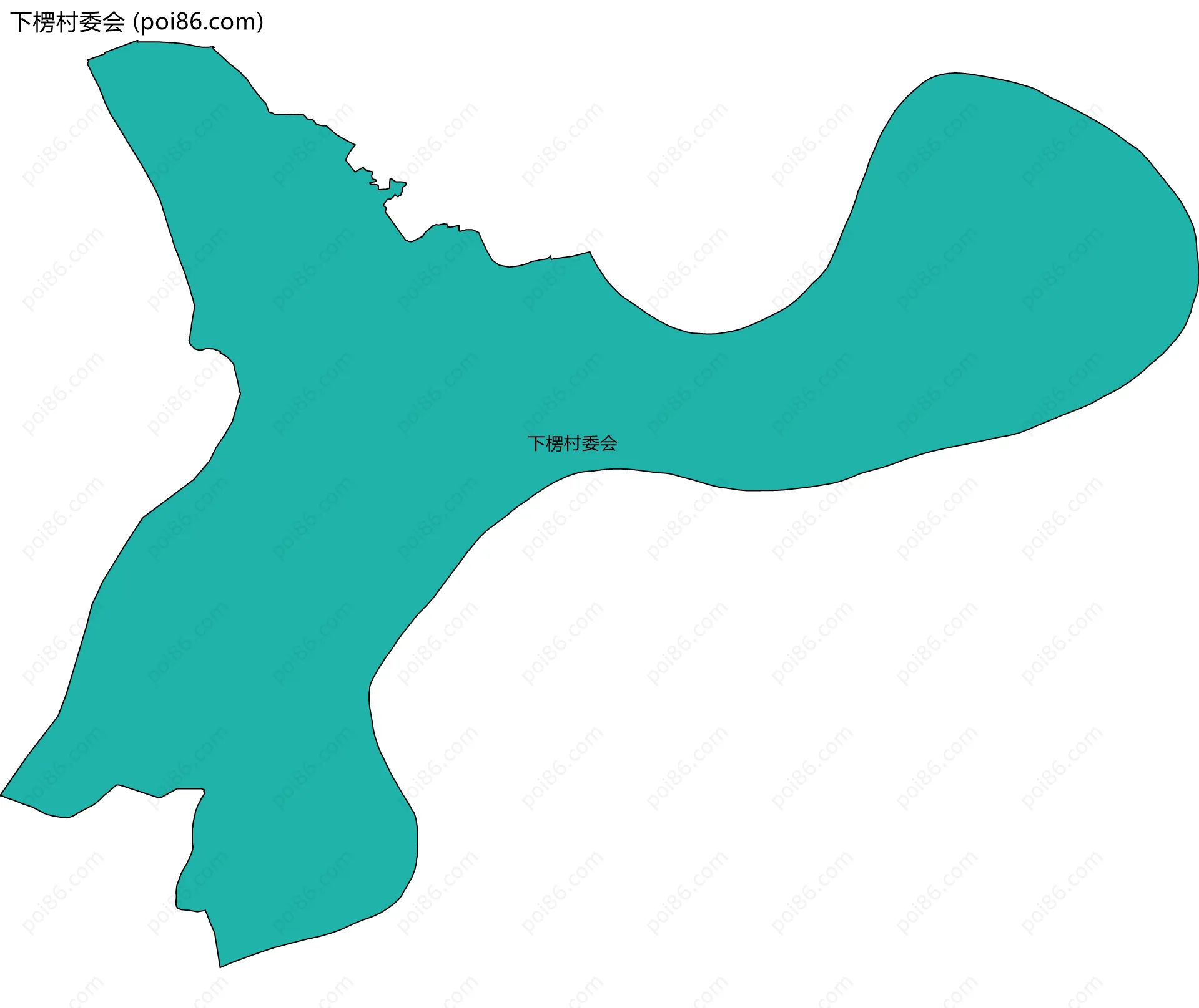 下楞村委会边界地图