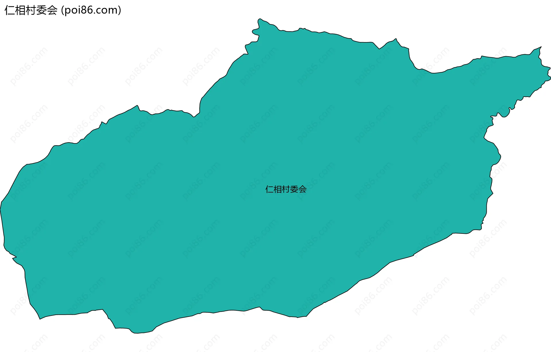 仁相村委会边界地图