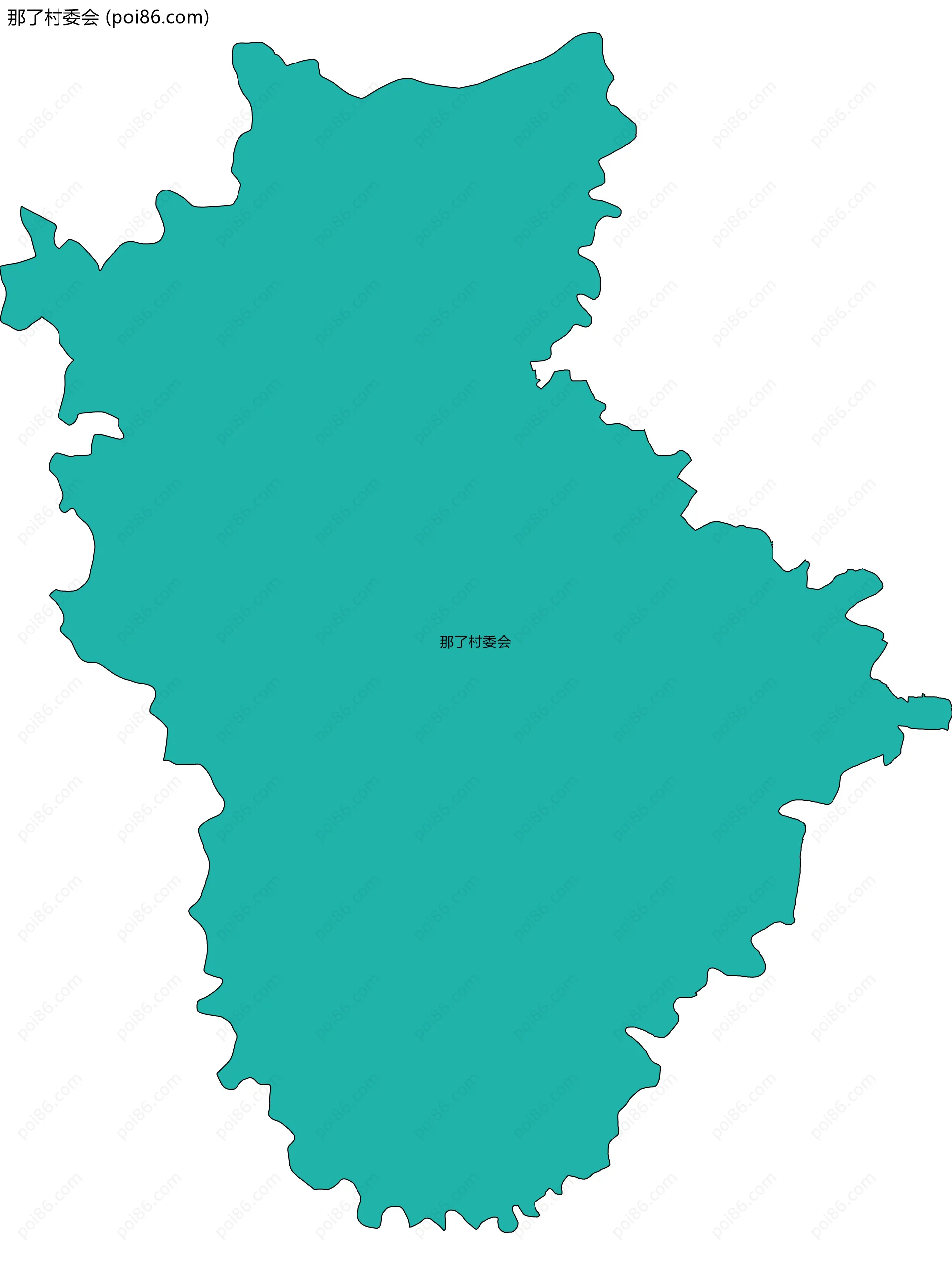 那了村委会边界地图