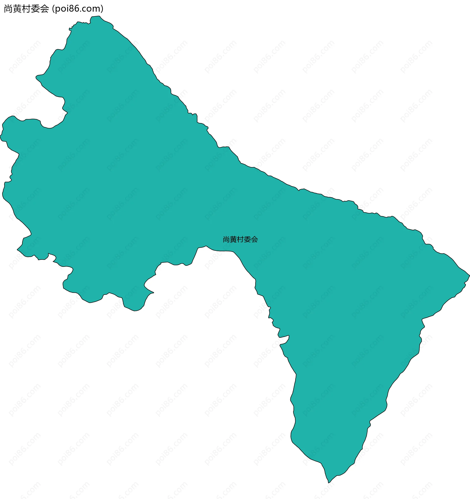 尚黄村委会边界地图