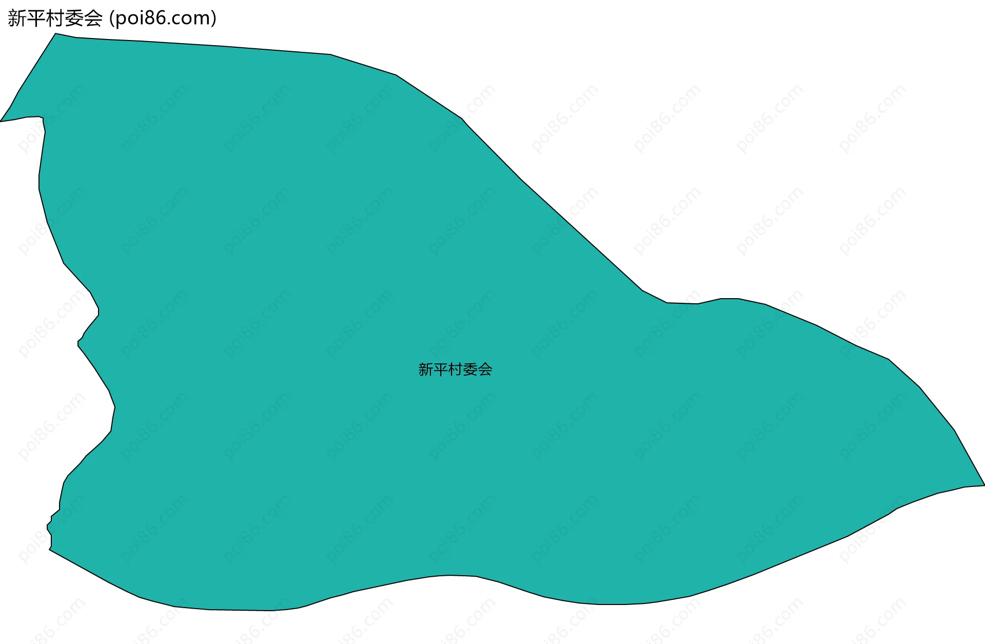 新平村委会边界地图