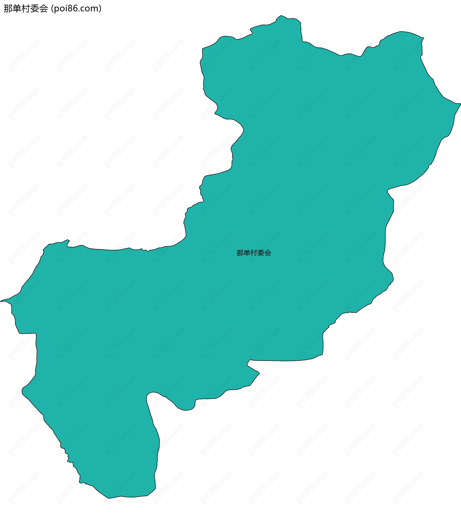 那单村委会边界地图