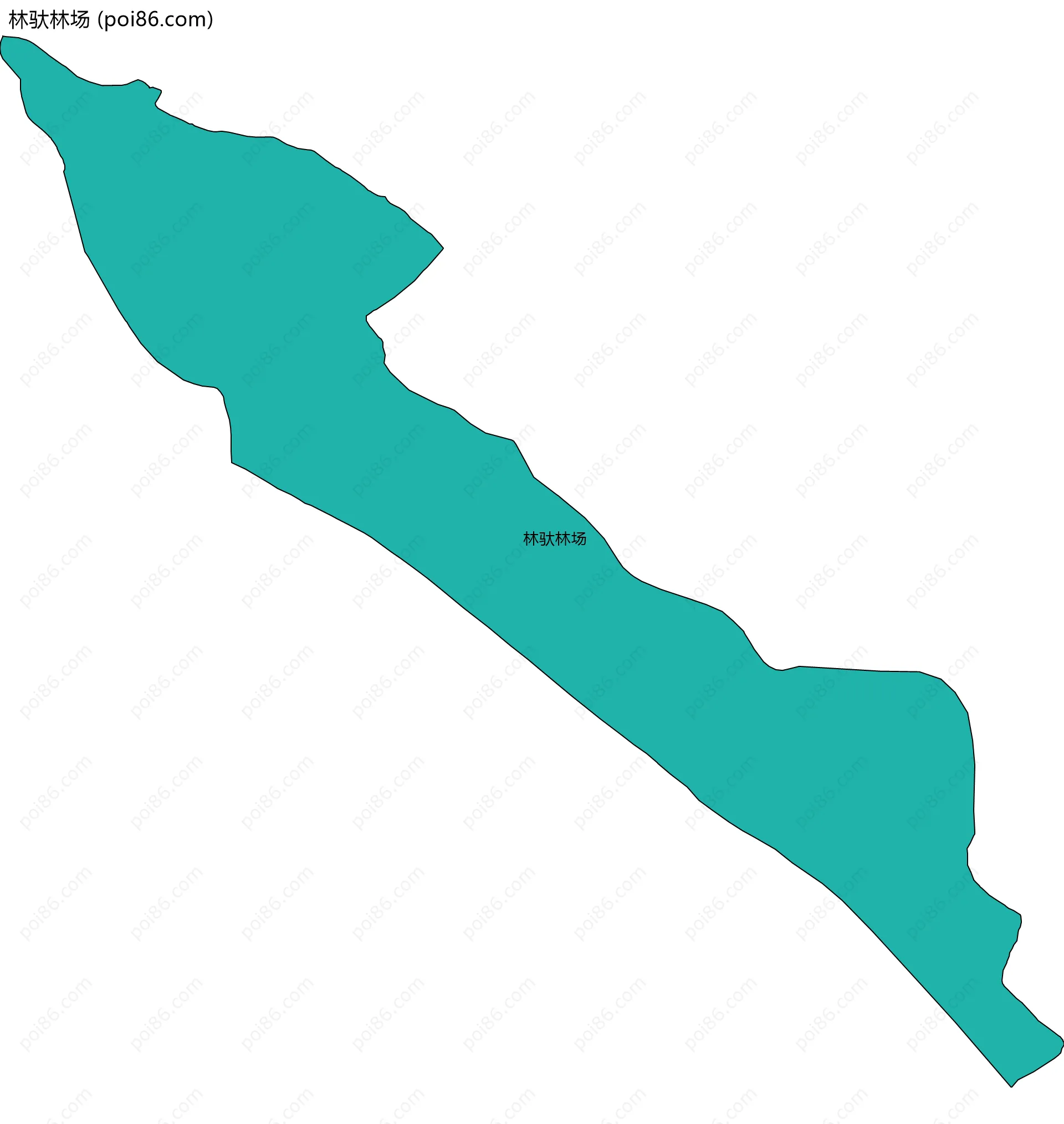 林驮林场边界地图