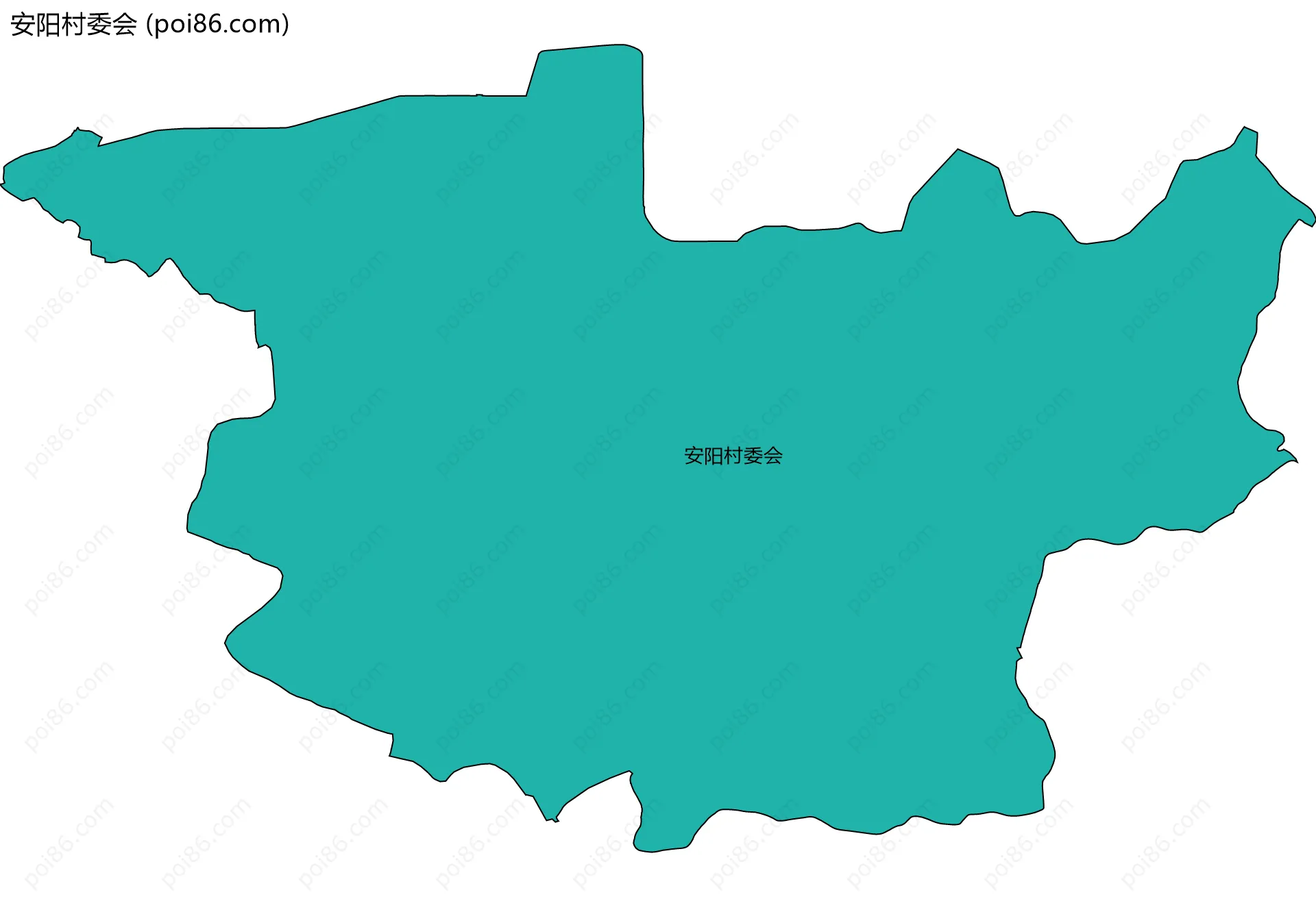 安阳村委会边界地图