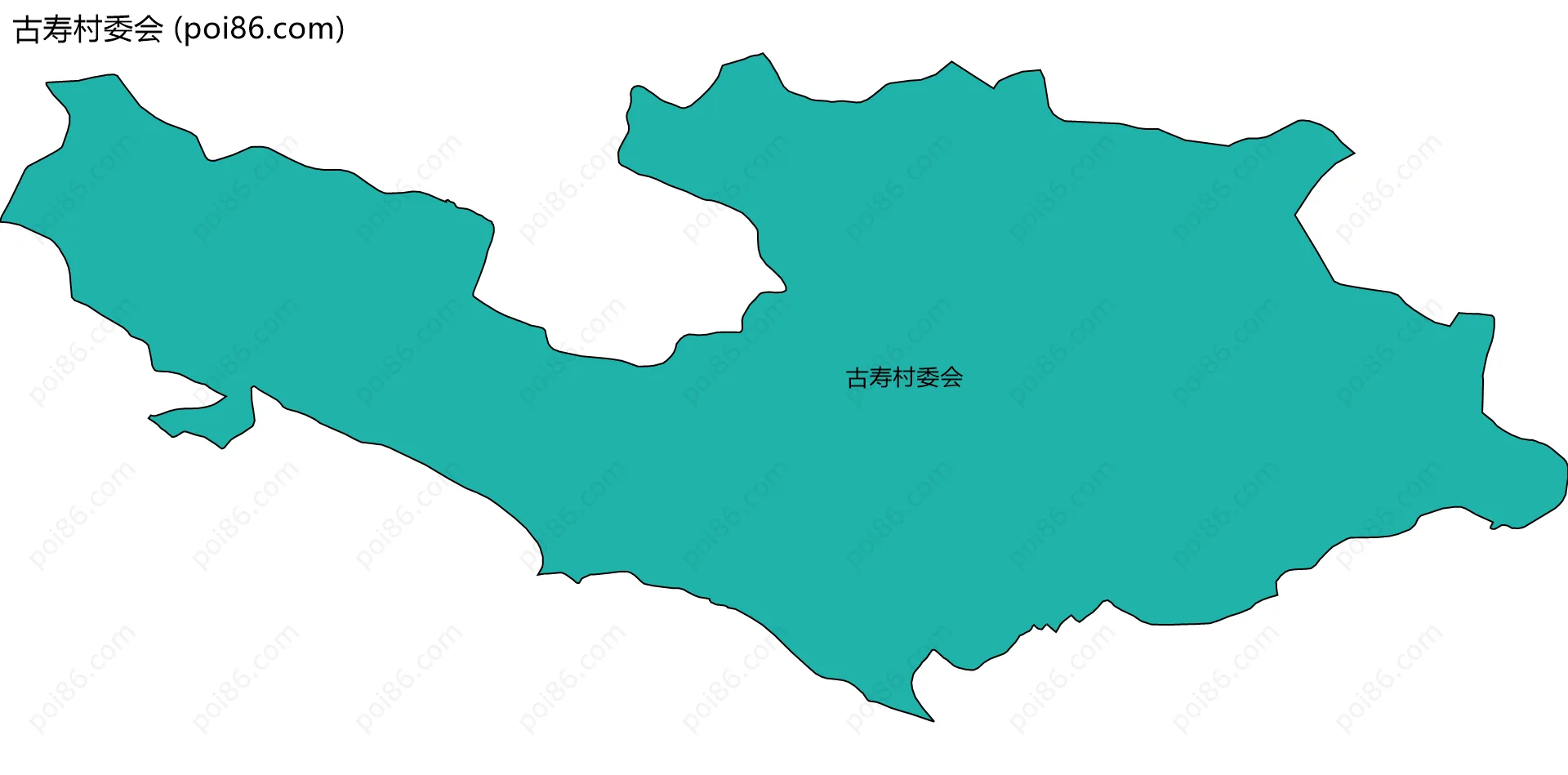 古寿村委会边界地图