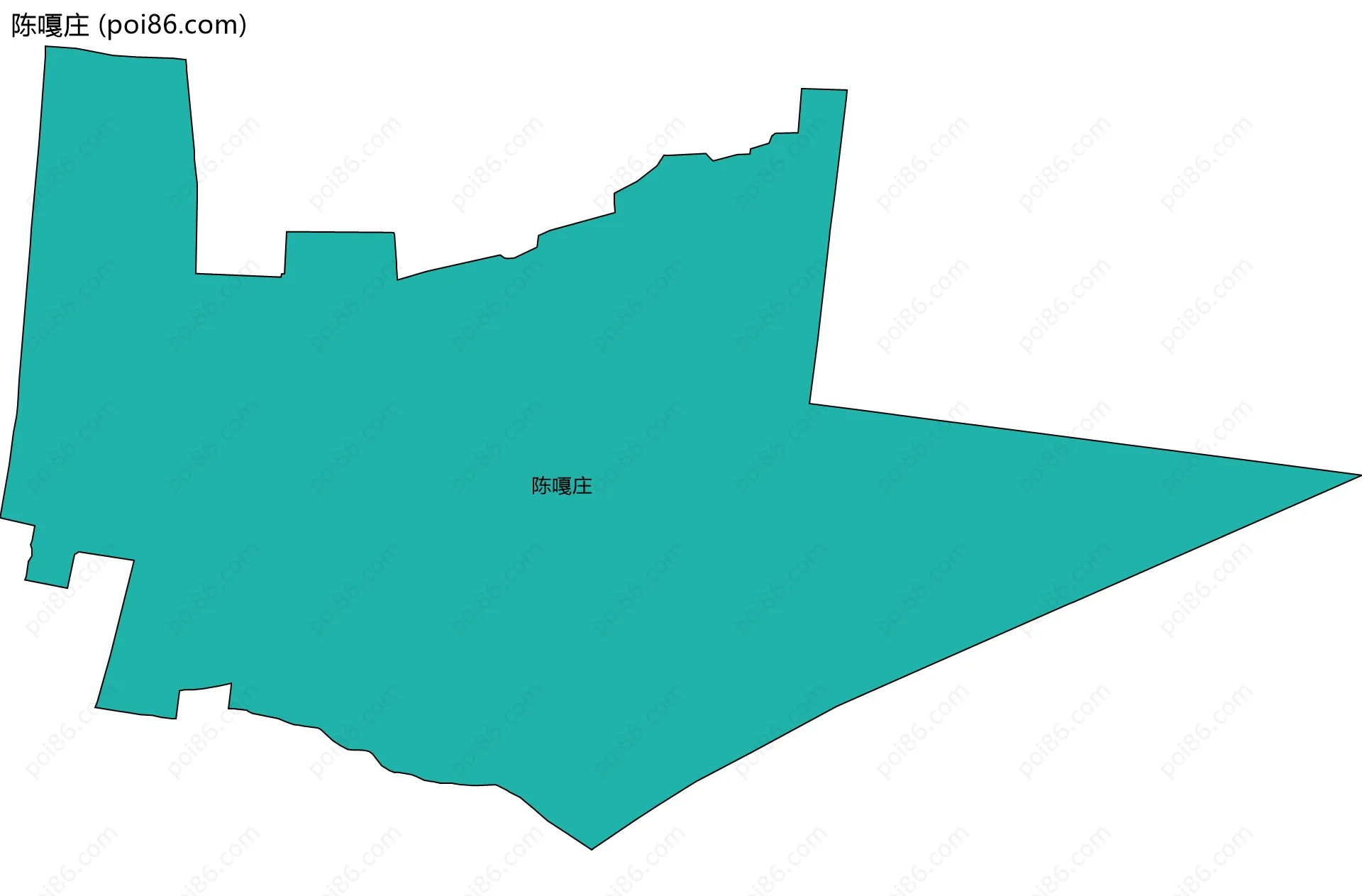 陈嘎庄边界地图