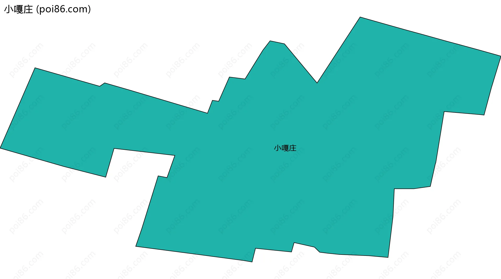 小嘎庄边界地图