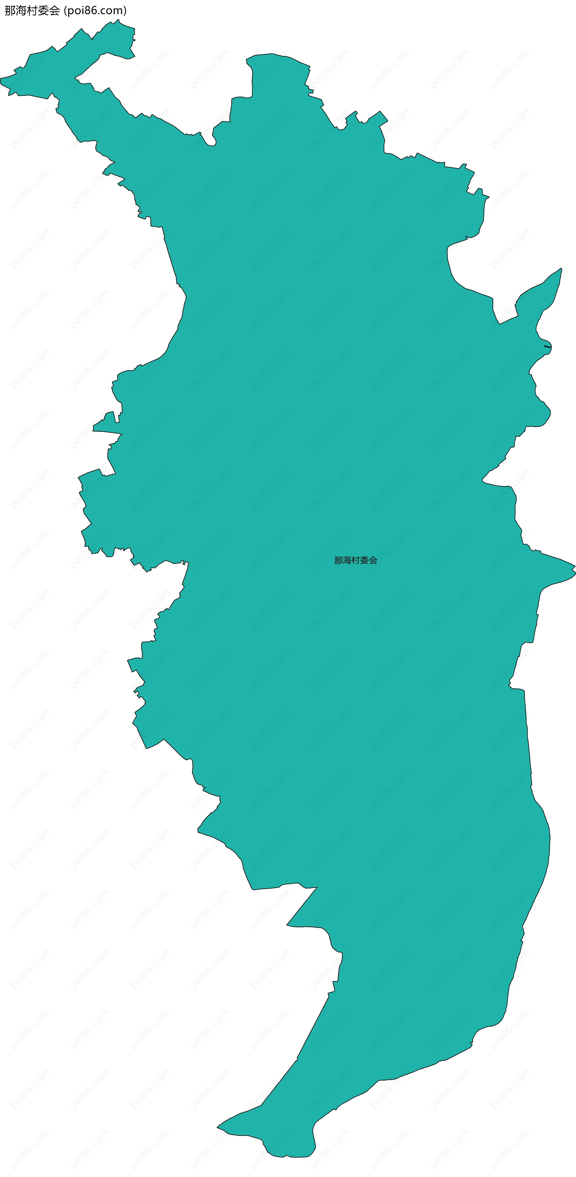 那海村委会边界地图
