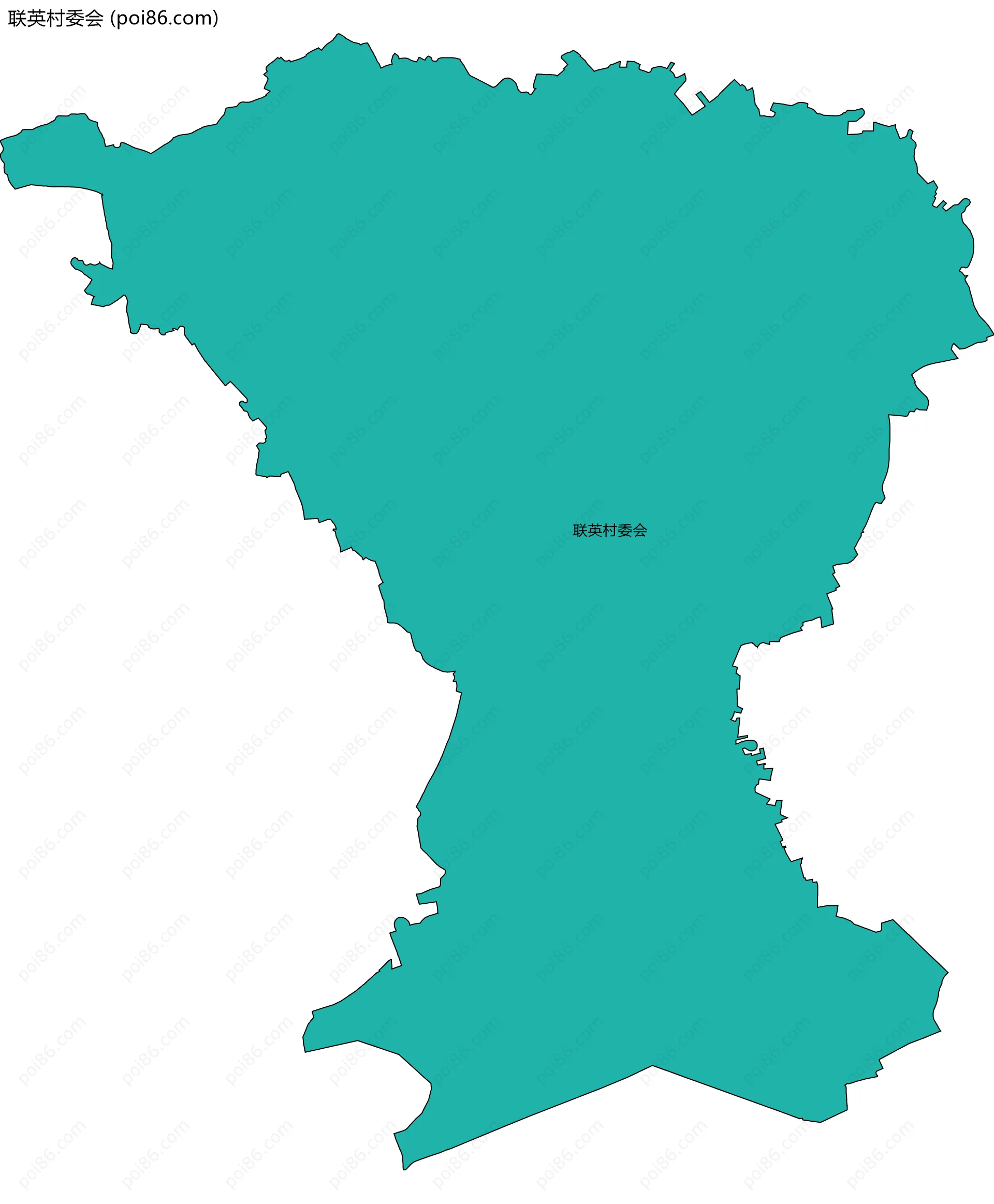 联英村委会边界地图