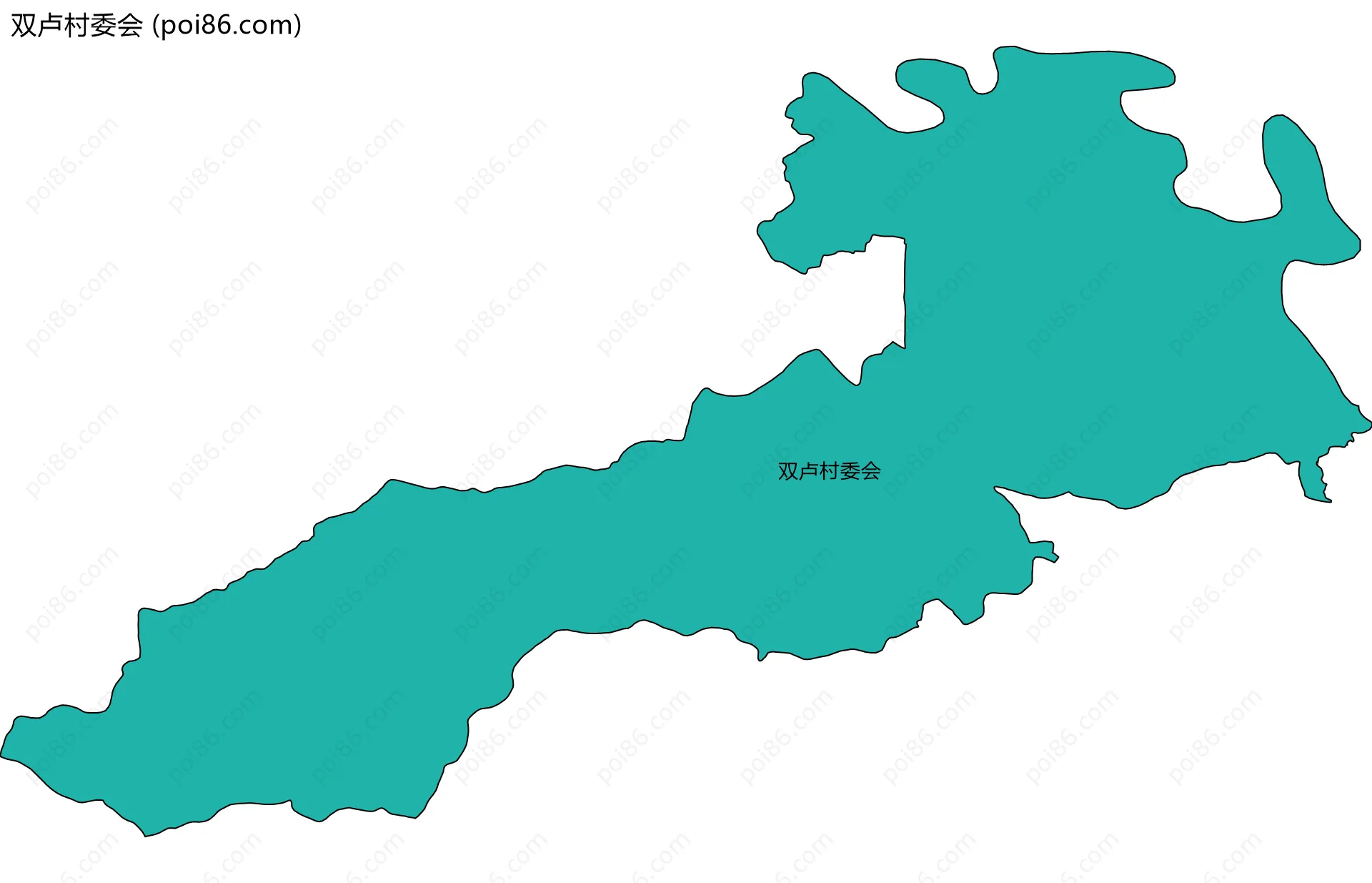 双卢村委会边界地图