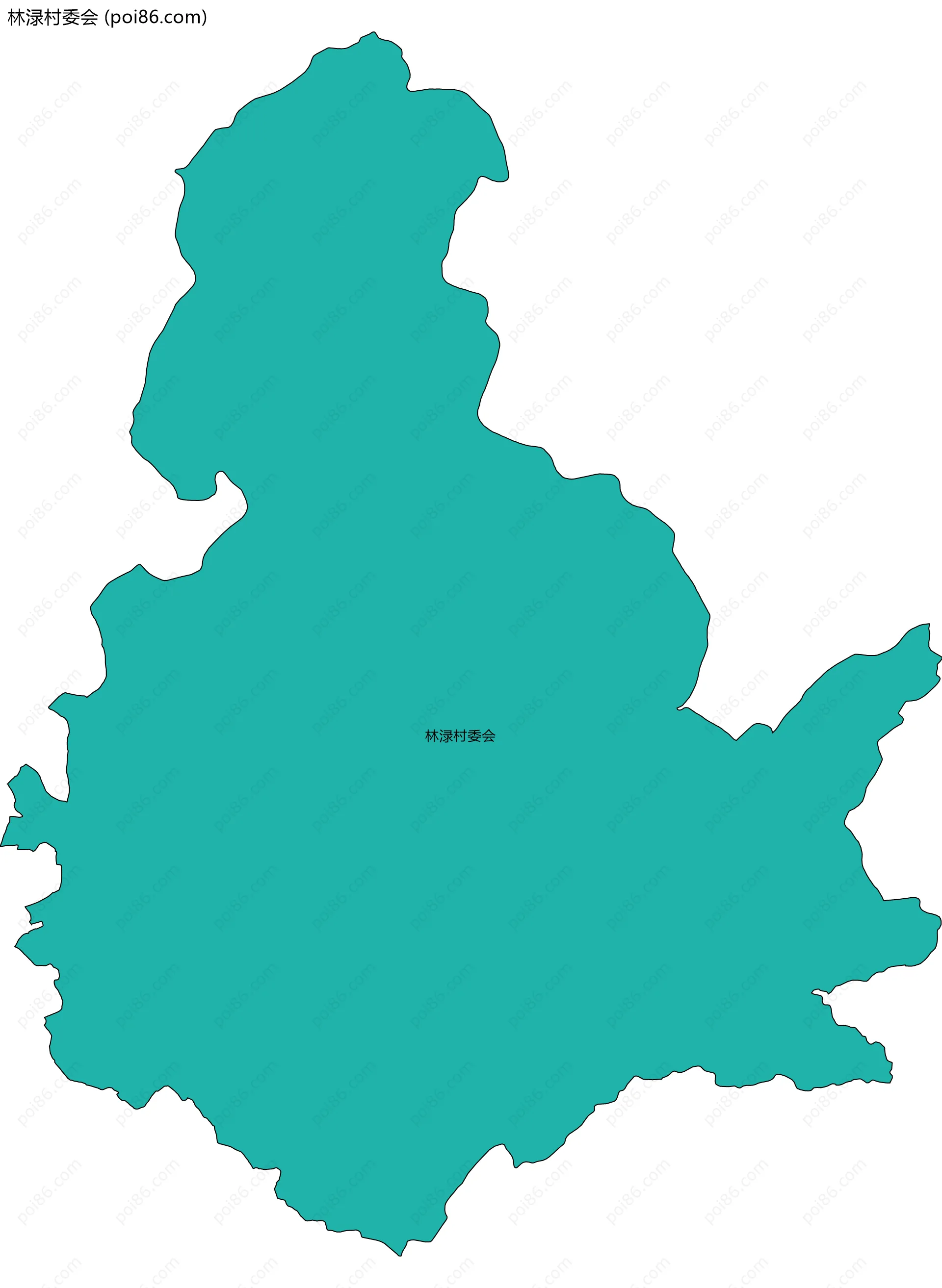 林渌村委会边界地图