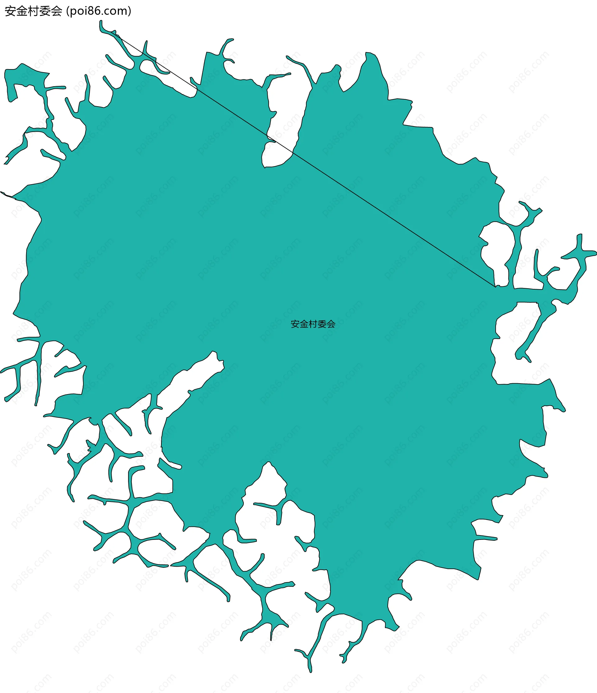 安金村委会边界地图