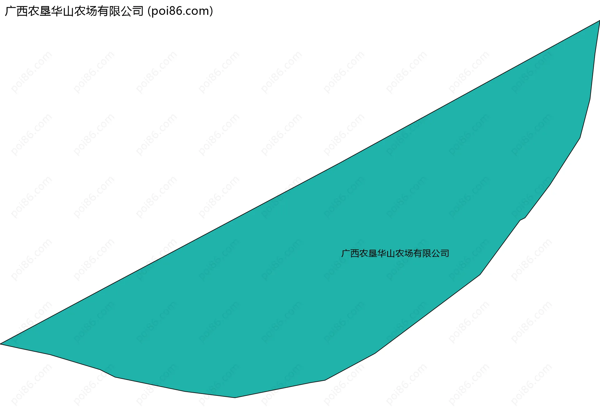 广西农垦华山农场有限公司边界地图