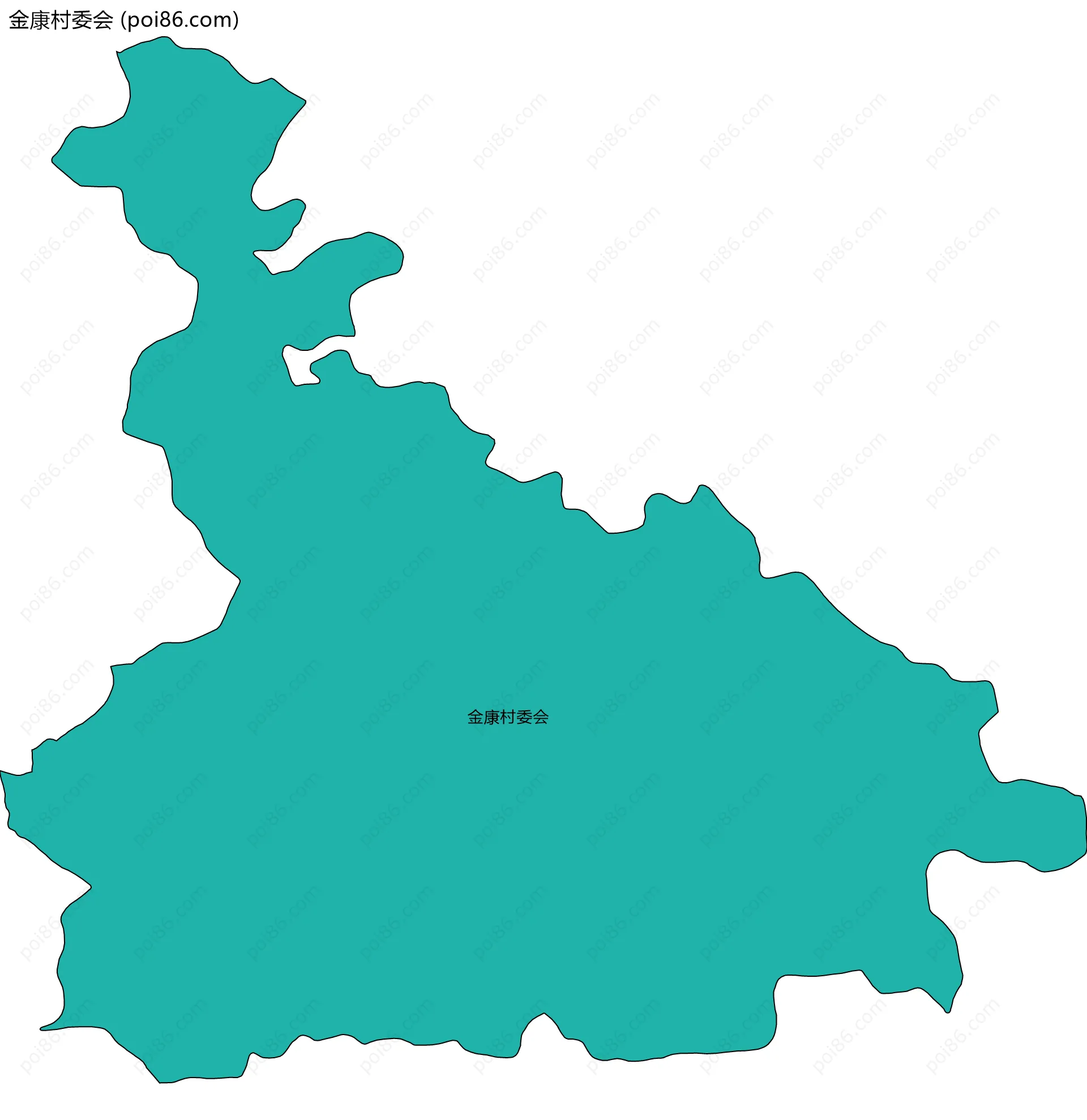 金康村委会边界地图