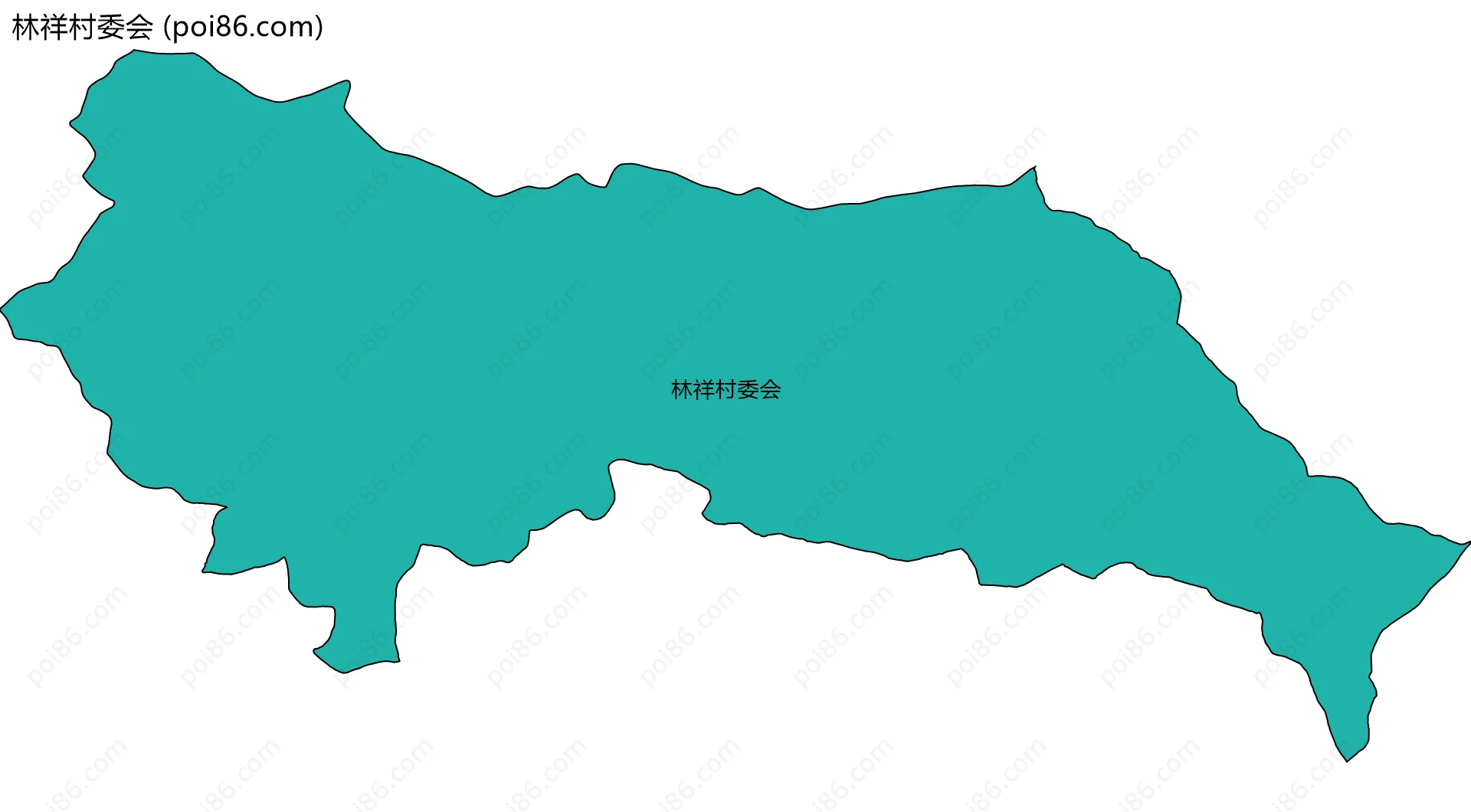 林祥村委会边界地图