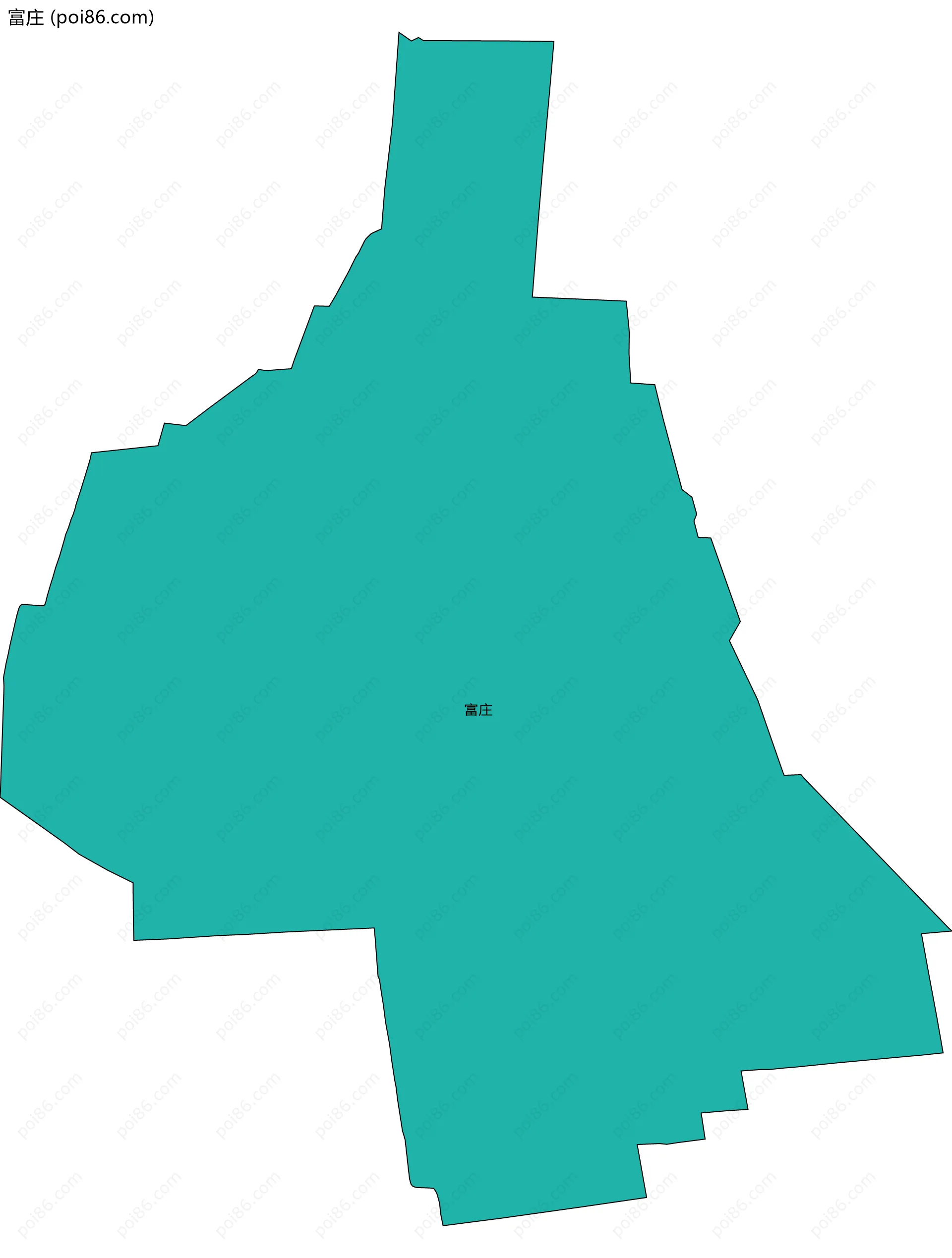 富庄边界地图