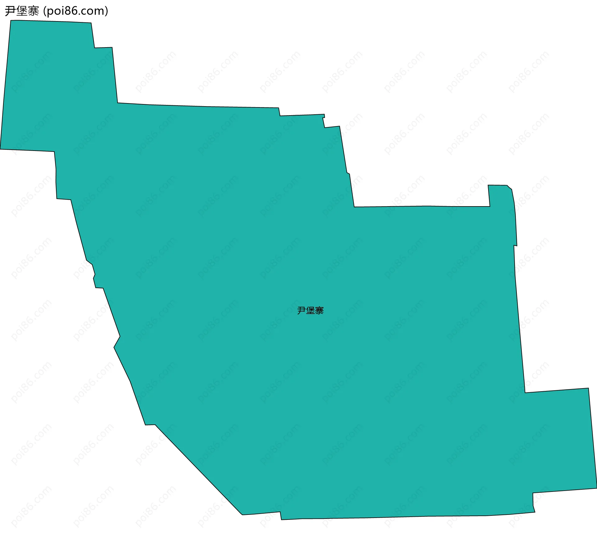 尹堡寨边界地图