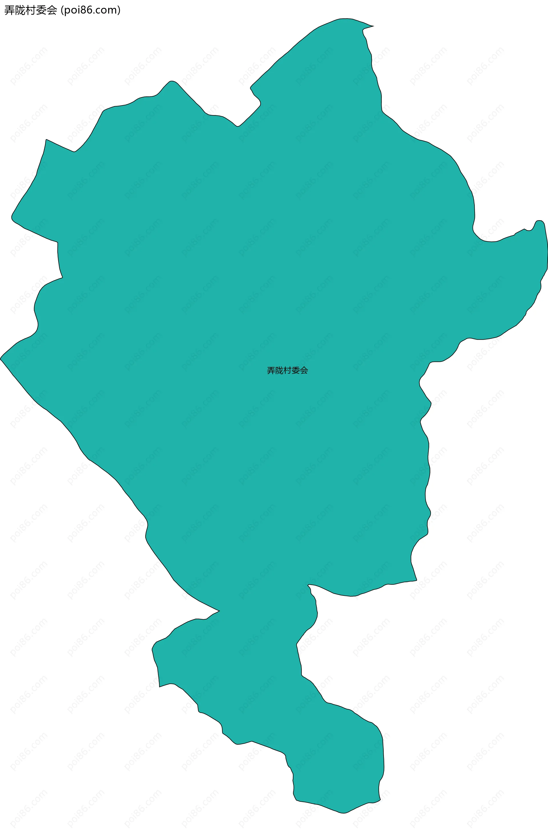 弄陇村委会边界地图