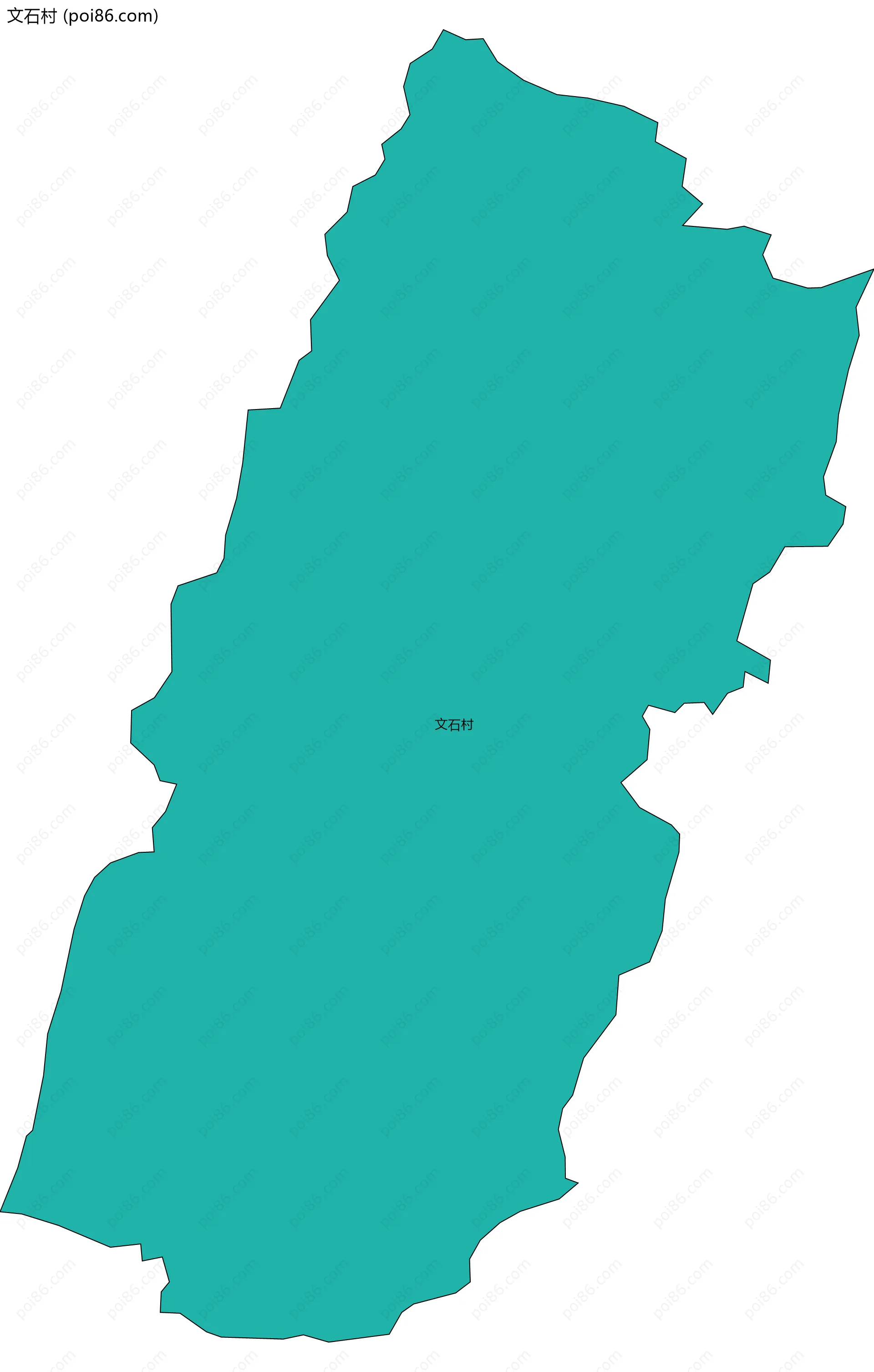 文石村边界地图