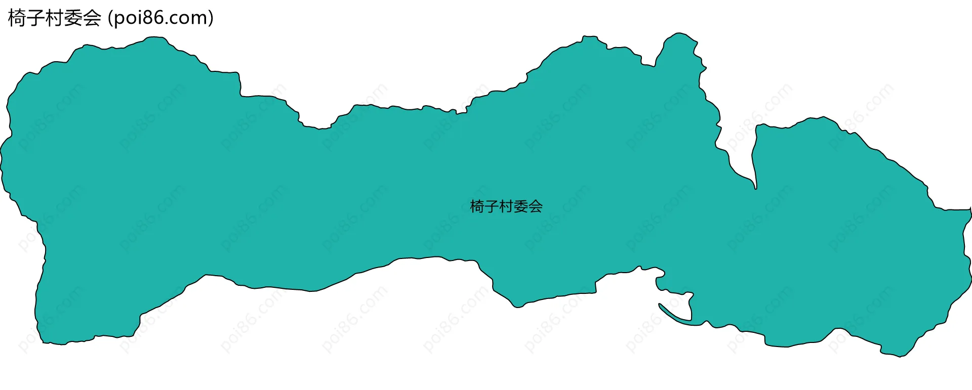 椅子村委会边界地图