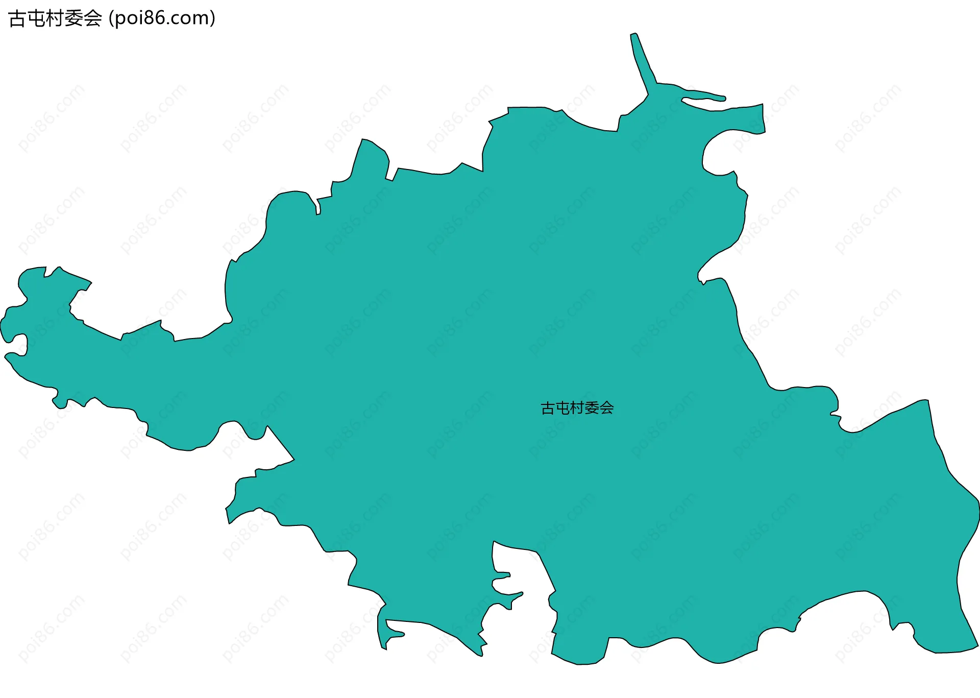 古屯村委会边界地图