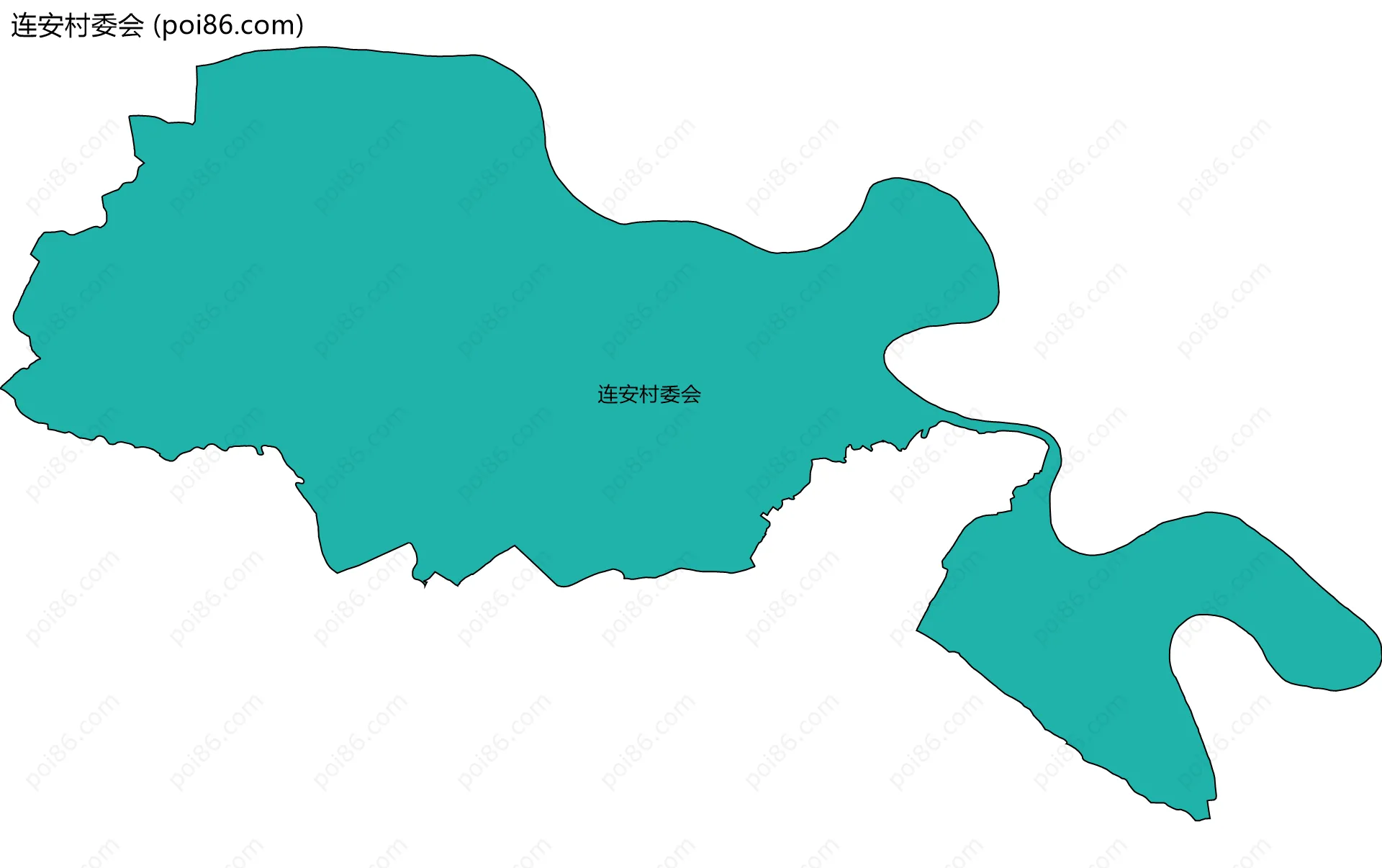 连安村委会边界地图