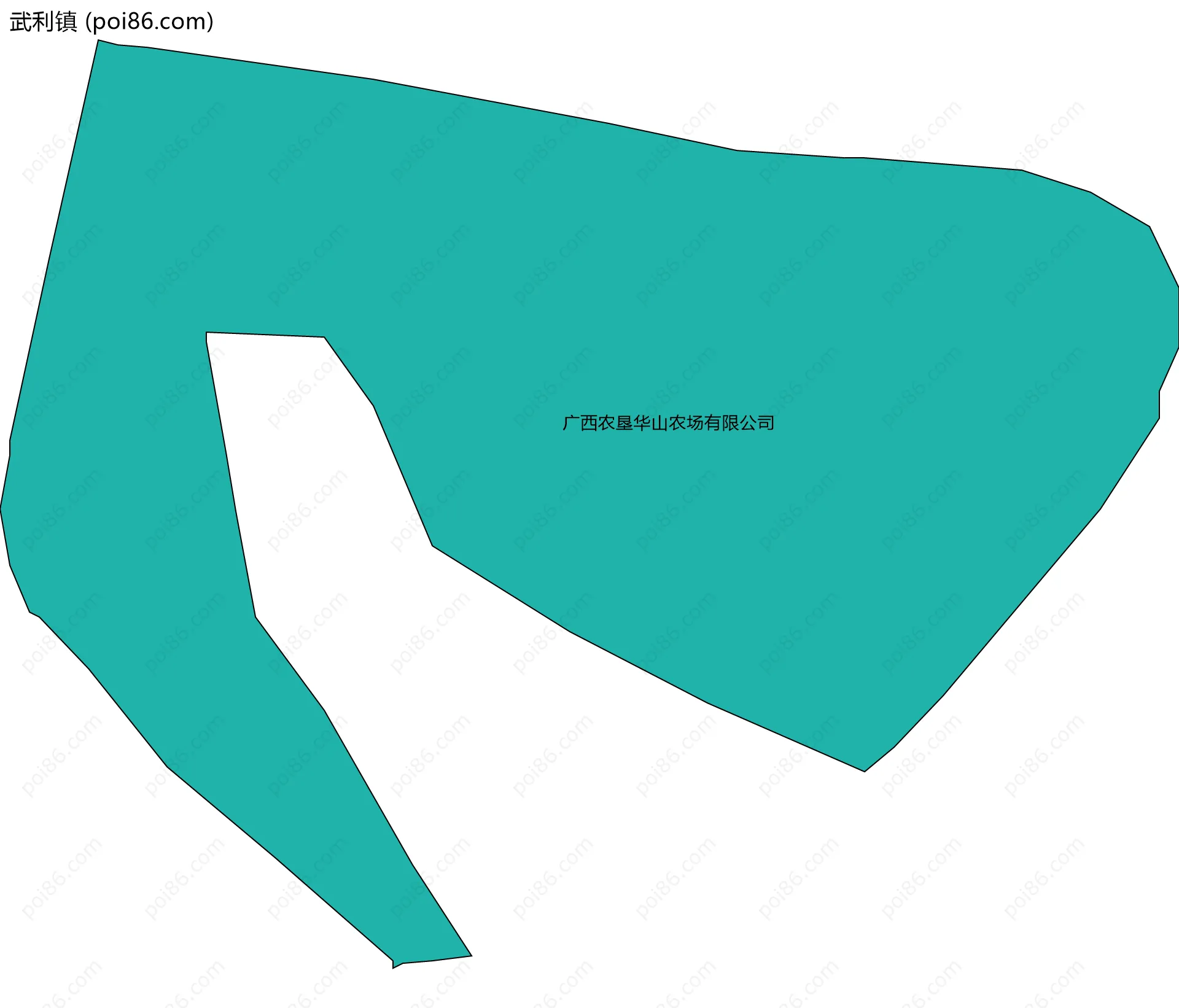 武利镇边界地图(五级行政区划)