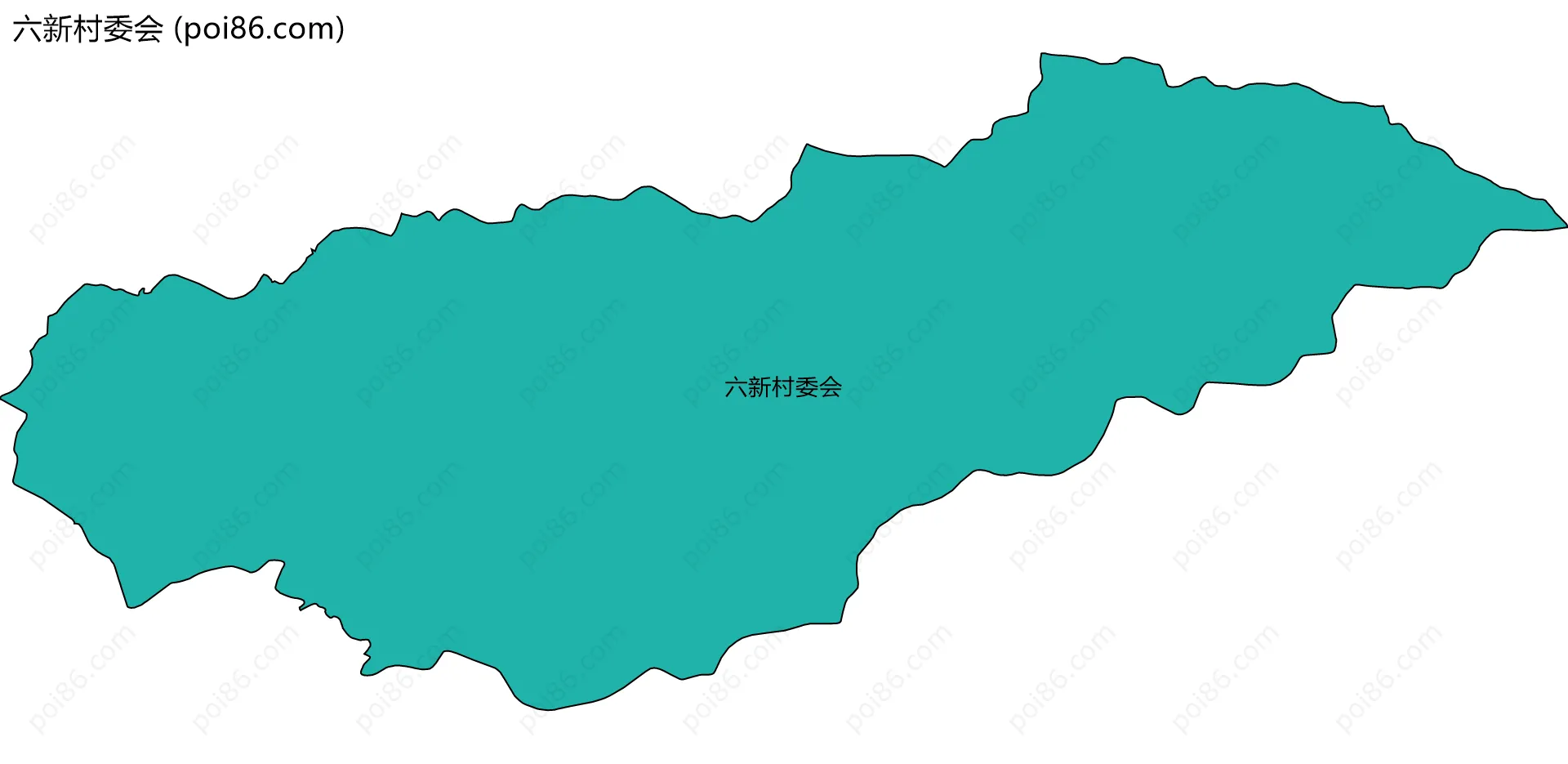 六新村委会边界地图