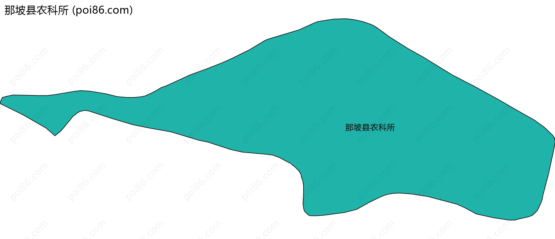 那坡县农科所边界地图