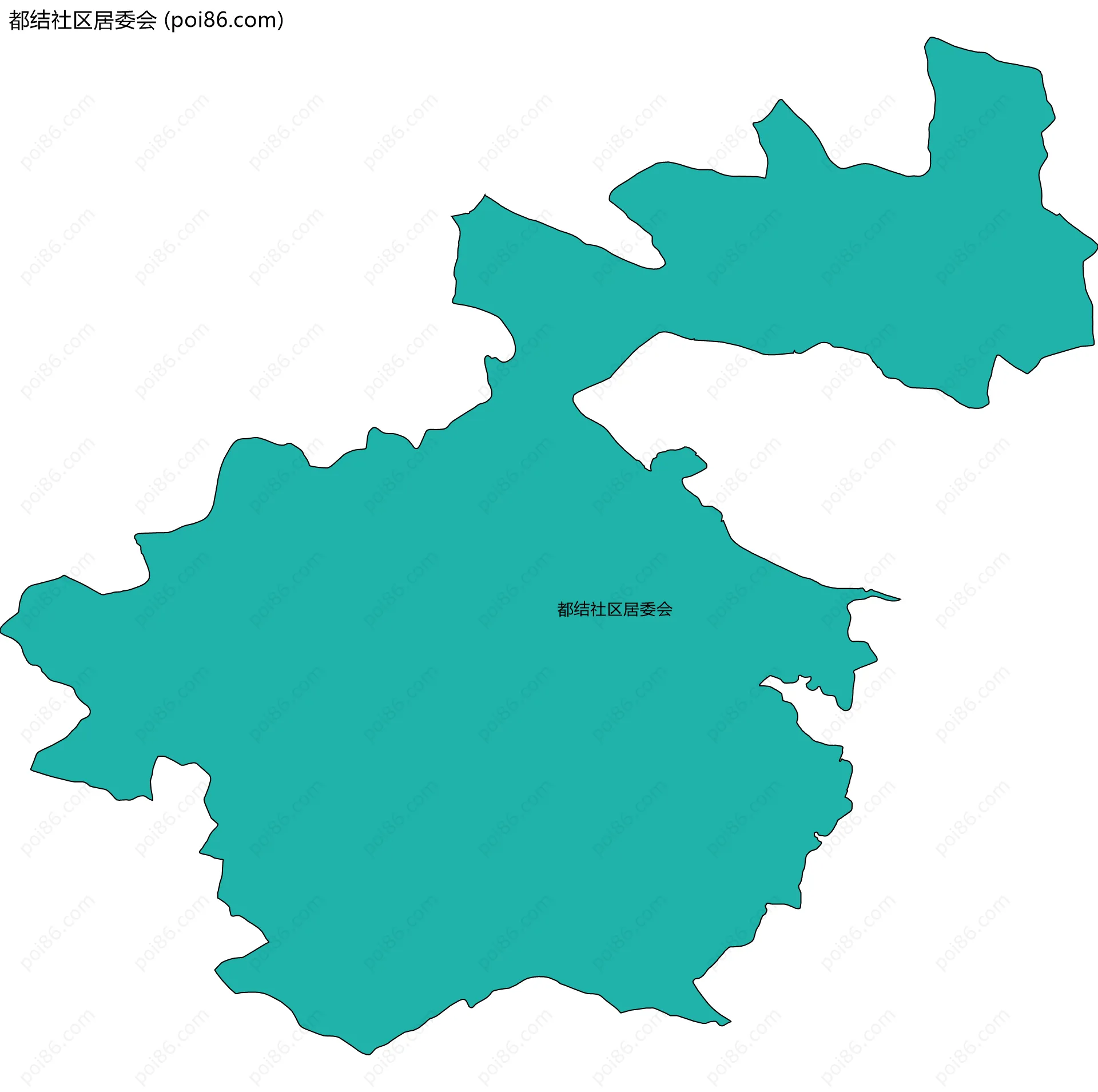 都结社区居委会边界地图