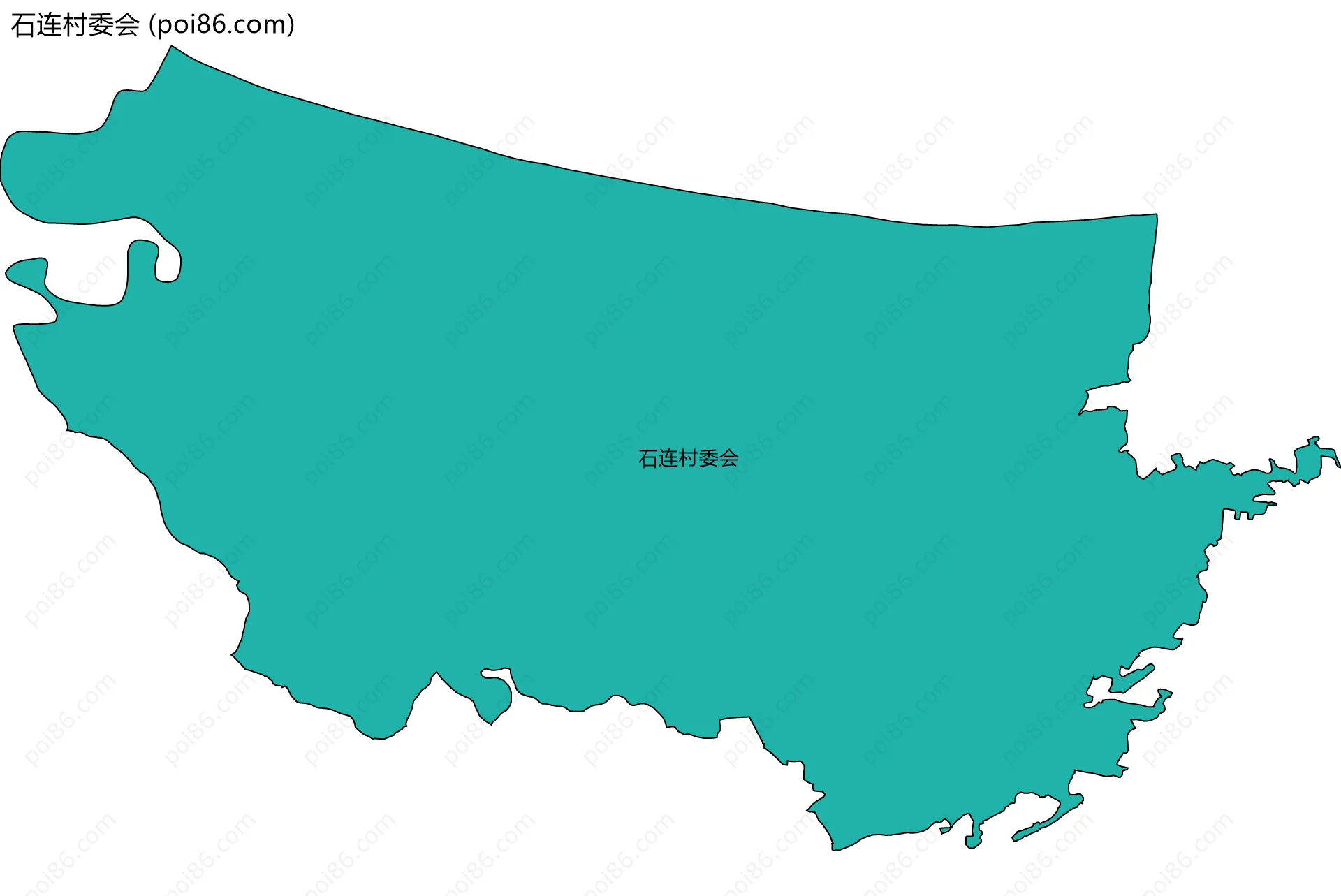石连村委会边界地图